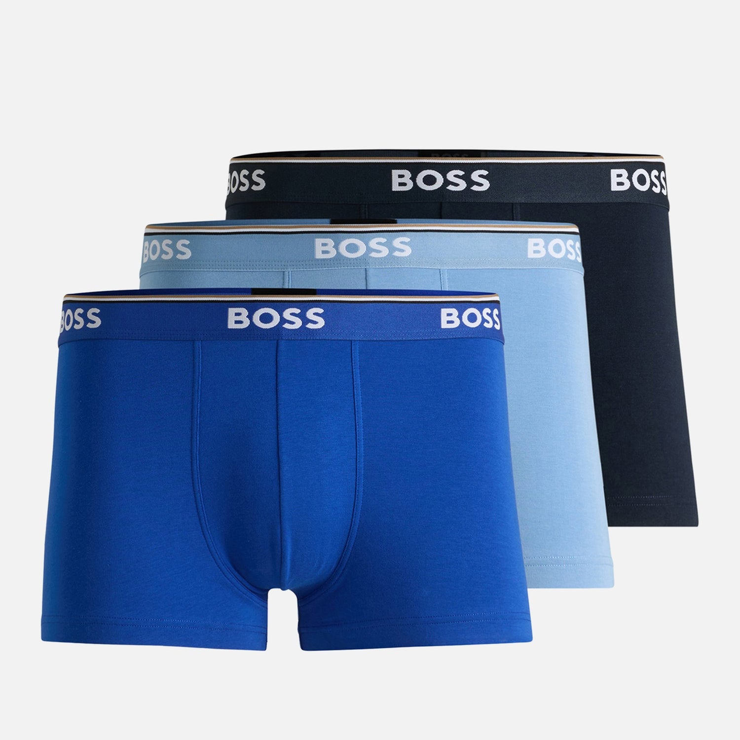 BOSS Bodywear 3 Pack Power Jersey Boxer Trunks - S