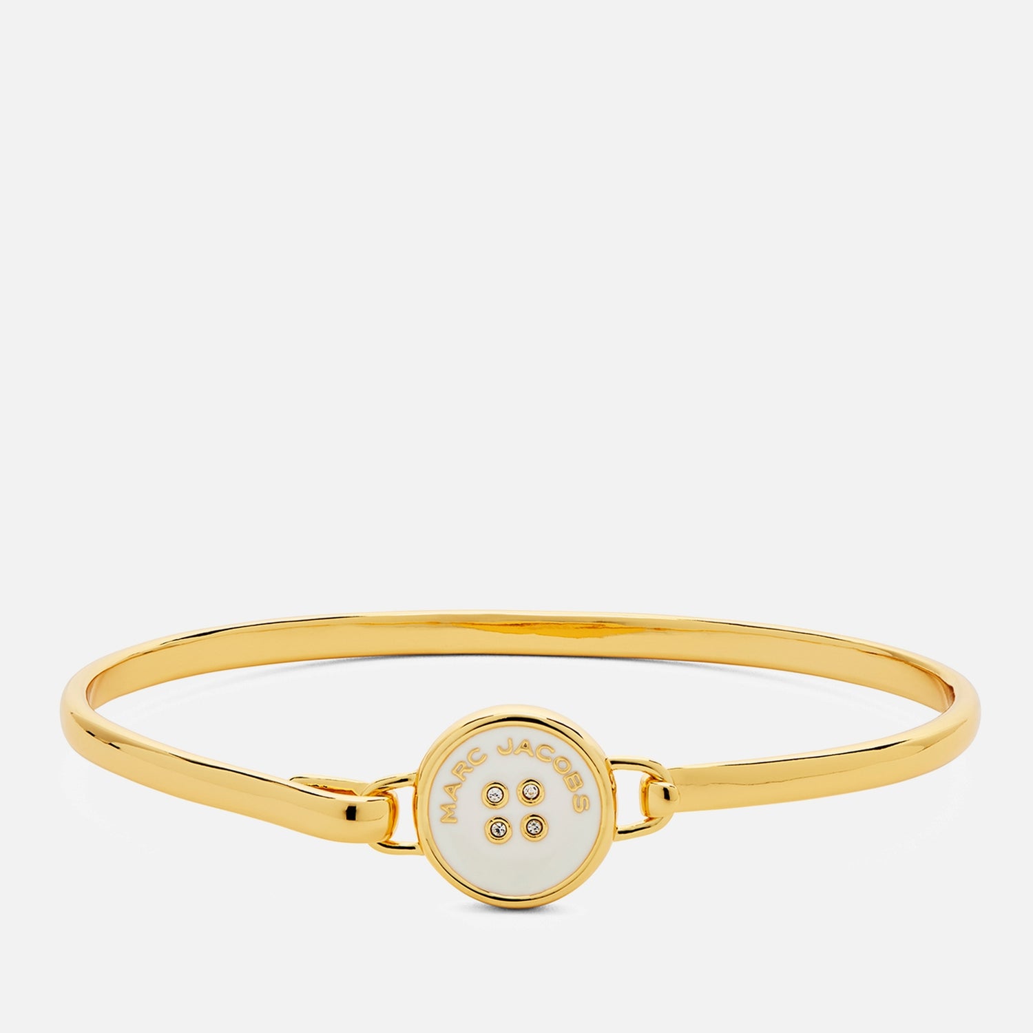 Marc Jacobs Button Gold-Plated Hinge Bracelet