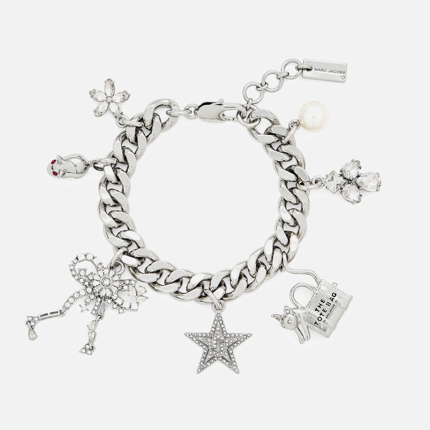 Marc Jacobs Cats Out Of The Bag Silver-Plated Bracelet