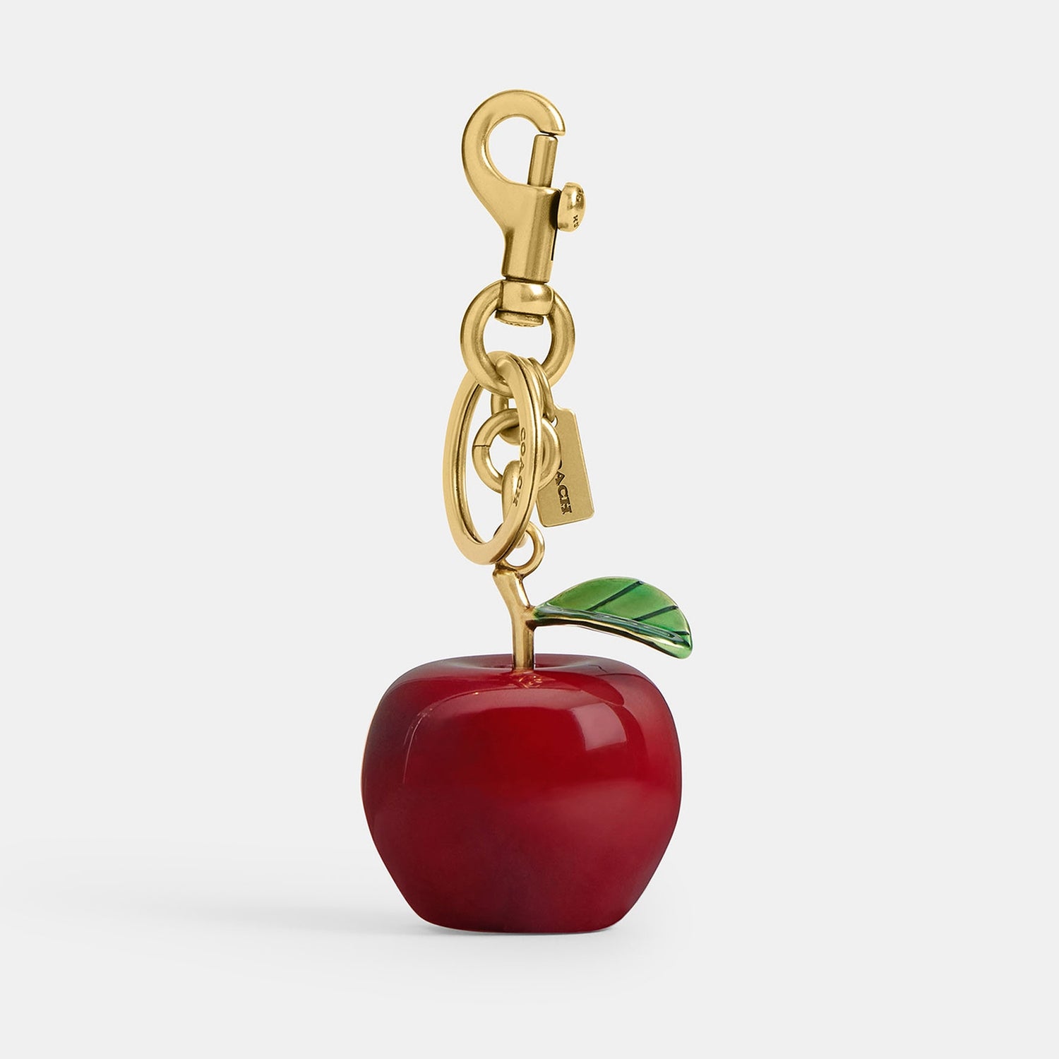 Coach Small Apple Resin Bag Charm