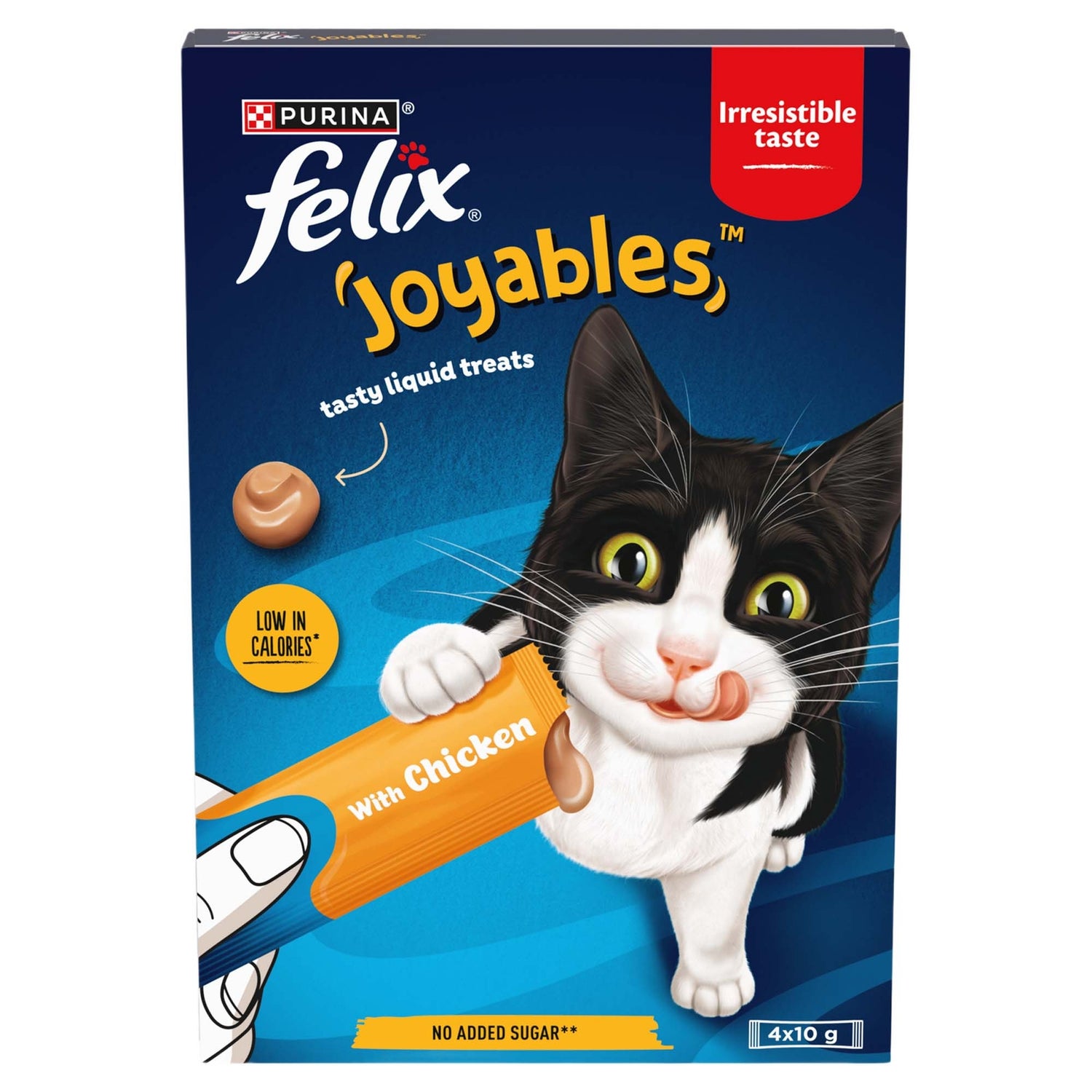 FELIX Joyables Chicken Liquid Cat Treat 4x10g