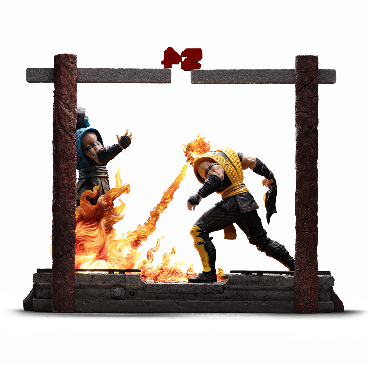 Iron Studios Mortal Kombat Scorpion Fatality Deluxe Art Scale 1/10 Statue
