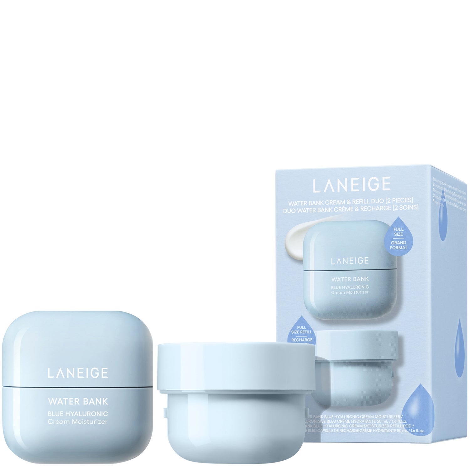 LANEIGE Water Bank Cream Duo Set 2 Pieces