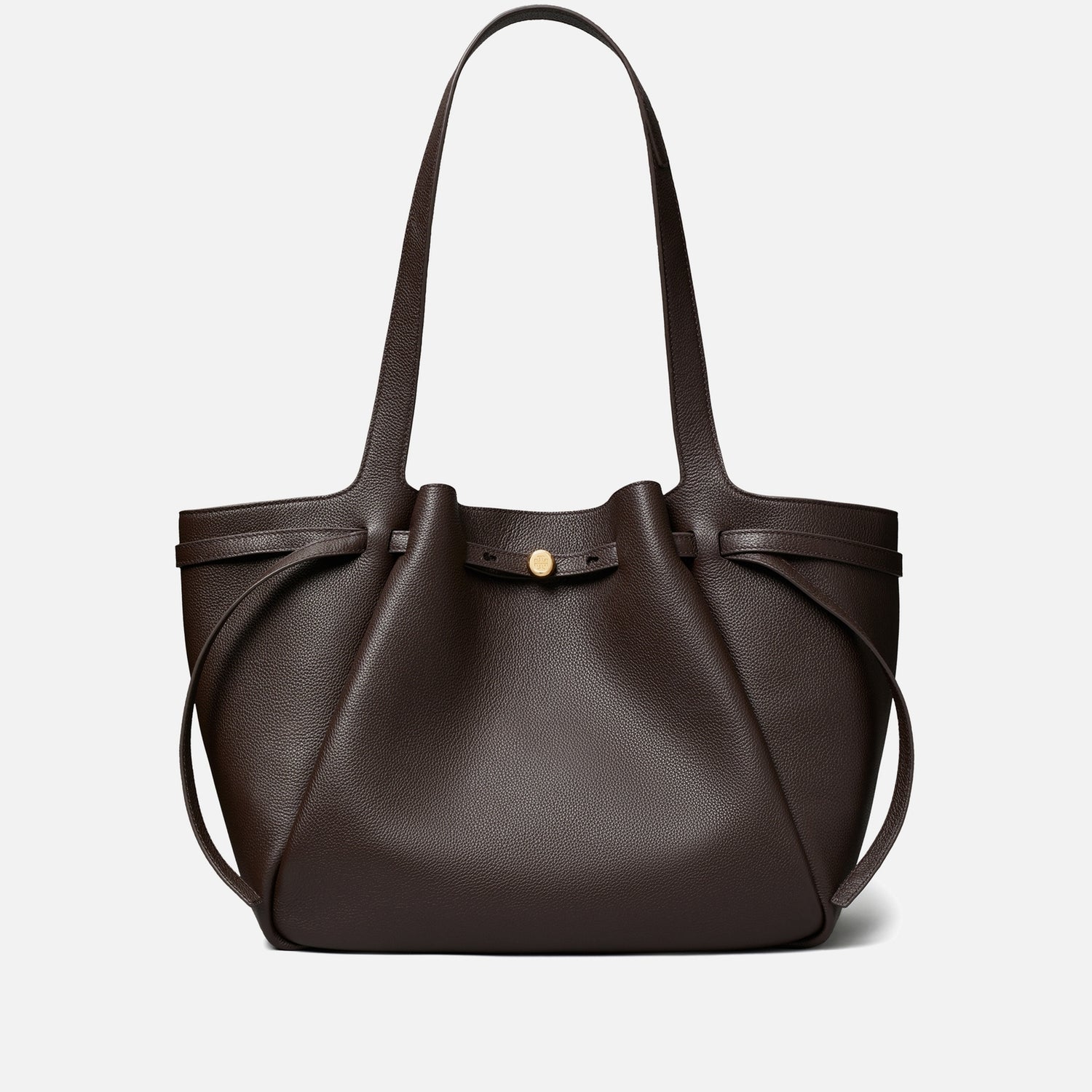 Tory Burch Romy Pebble-Grain Leather Tote Bag