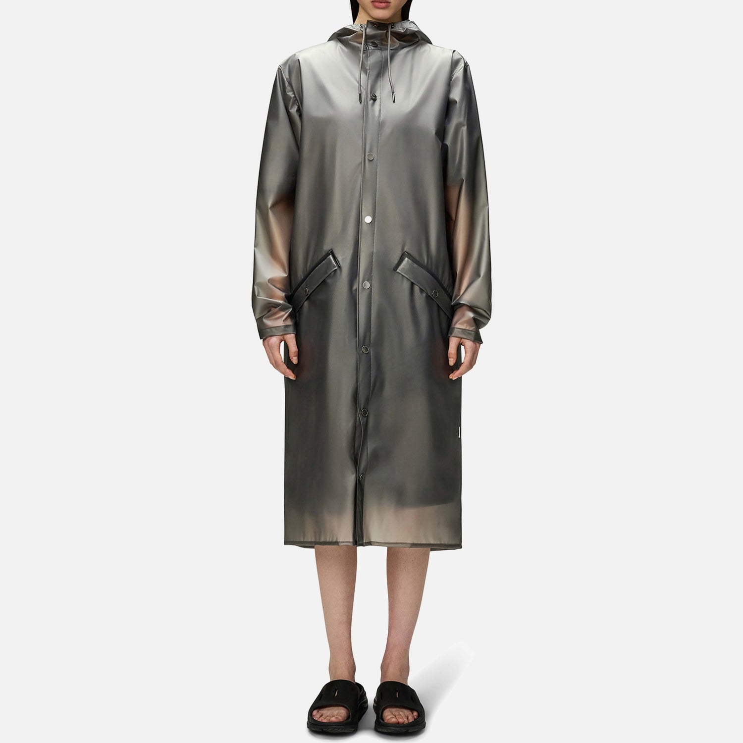 Rains Longer Matte-Shell Jacket - XS