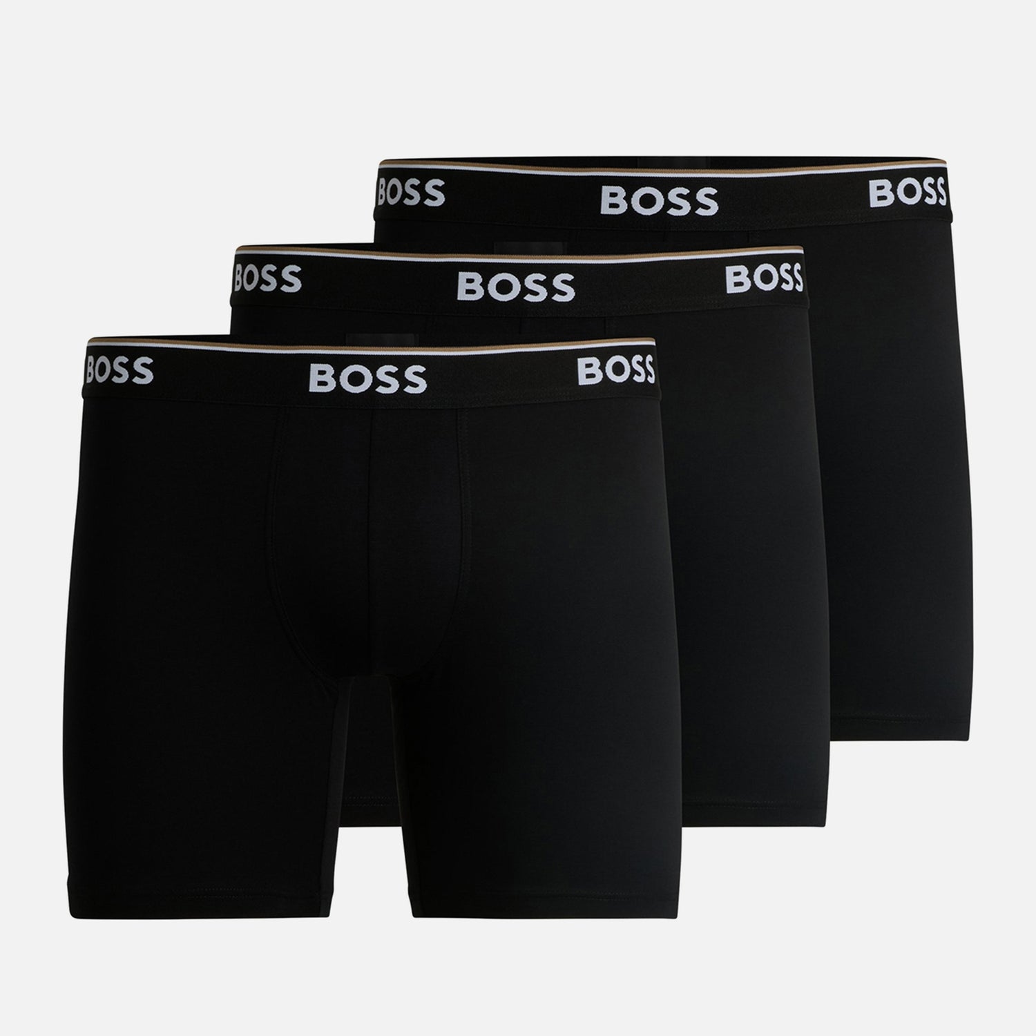 BOSS Bodywear 3-Pack Power Jersey Long Boxer Briefs - S