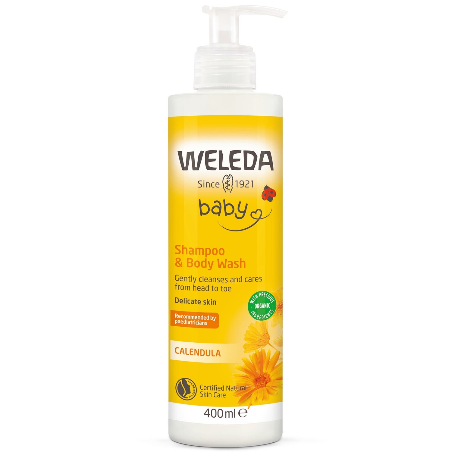 Weleda Calendula Shampoo and Bodywash 400ml