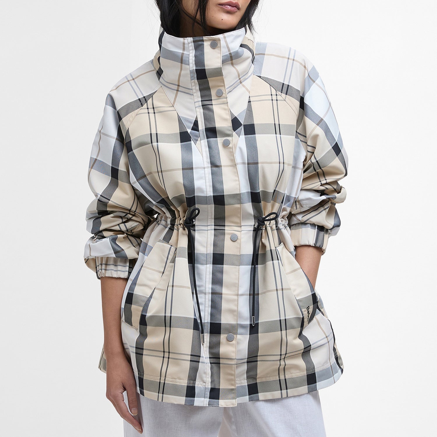 Barbour Suri Checked Twill Jacket - UK 12