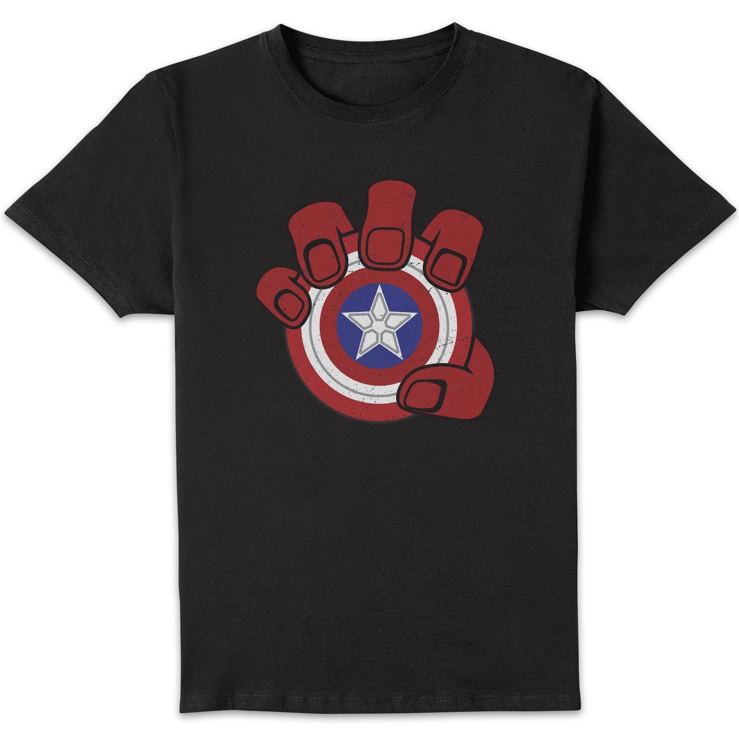Marvel Captain America Brave New World Red Hulk Logo Unisex T-Shirt - Black
