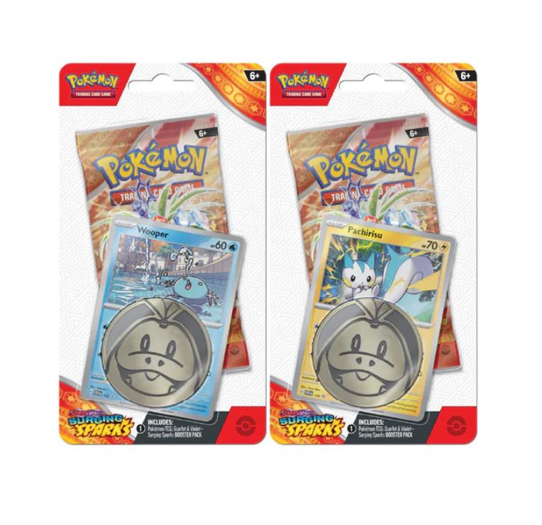 Pokemon TCG: Scarlet & Violet 8 Surging Sparks Checklane Blister Pack - Assortment