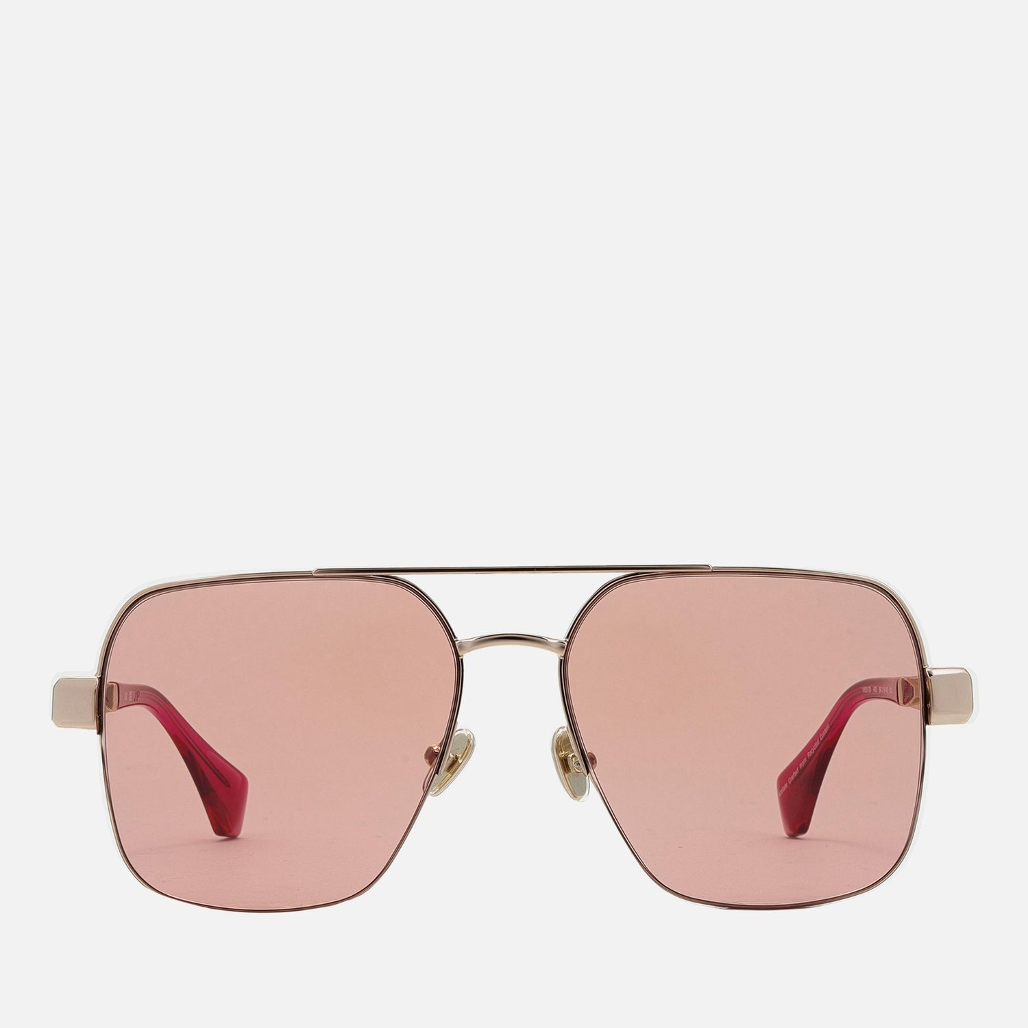 Vivienne Westwood Cowboy Aviator Gold-Tone Sunglasses