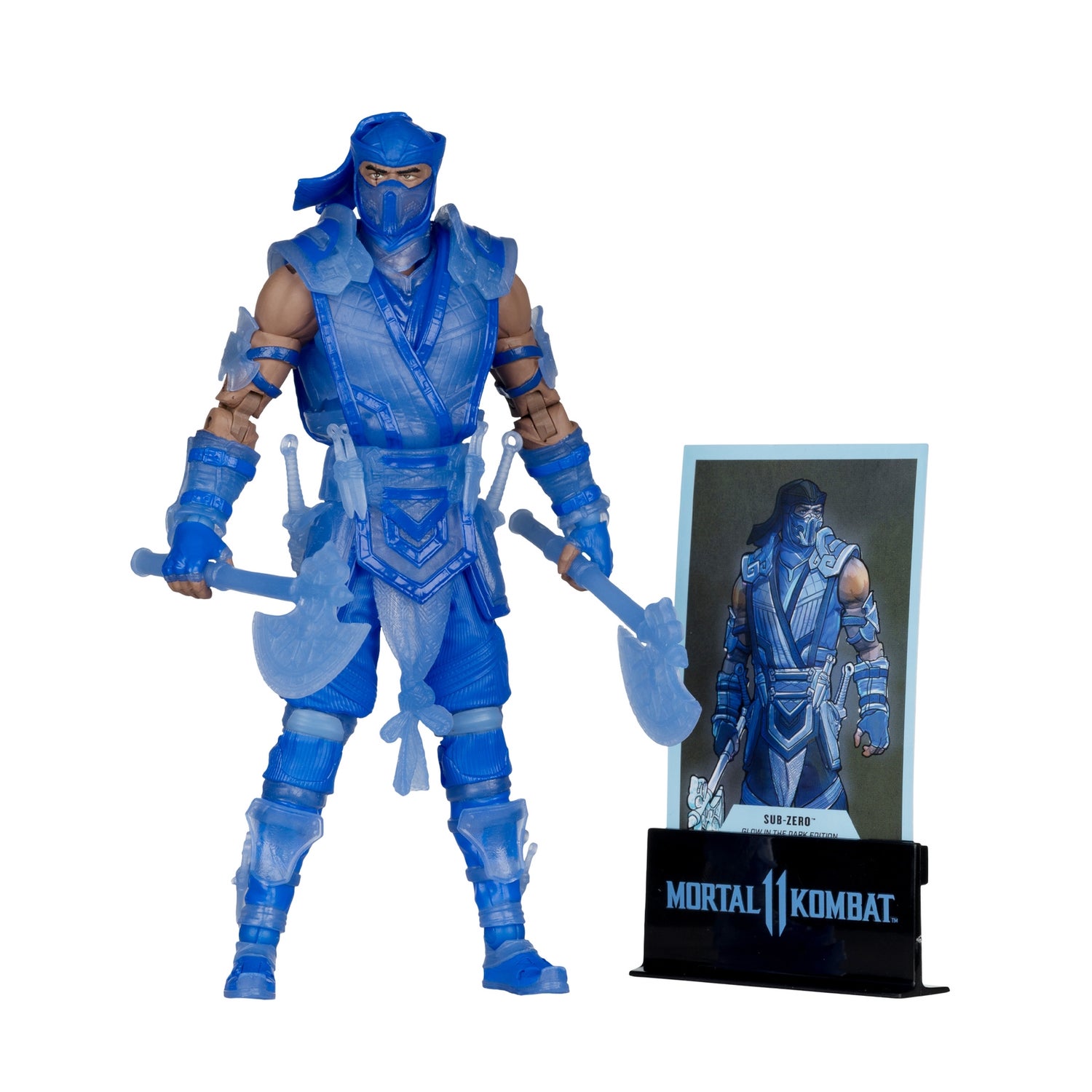 McFarlane Mortal Kombat MK11 Glow In The Dark Sub-Zero Gold Label Version Action Figure (7")