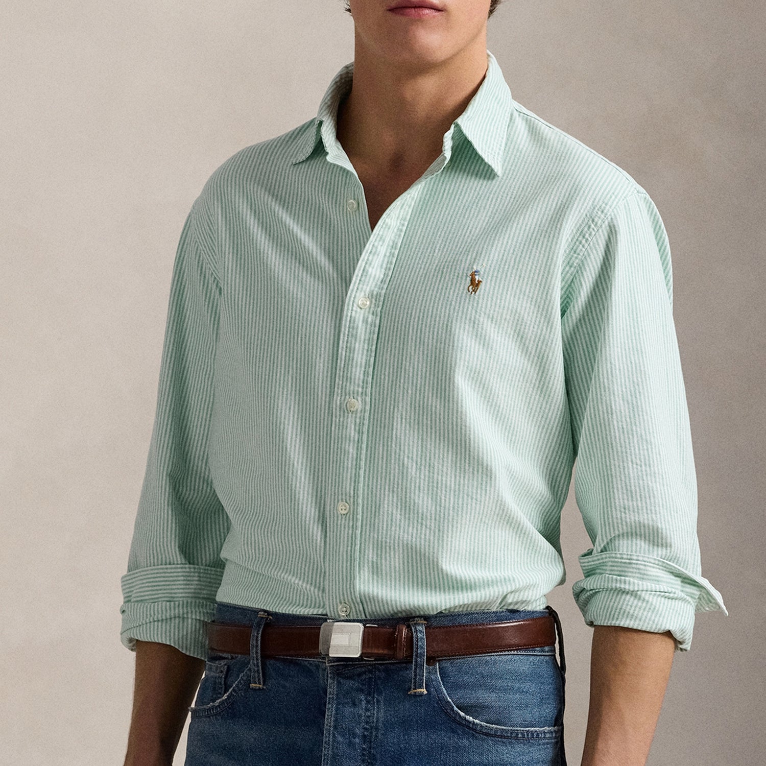 Polo Ralph Lauren Striped Oxford Cotton Shirt - S