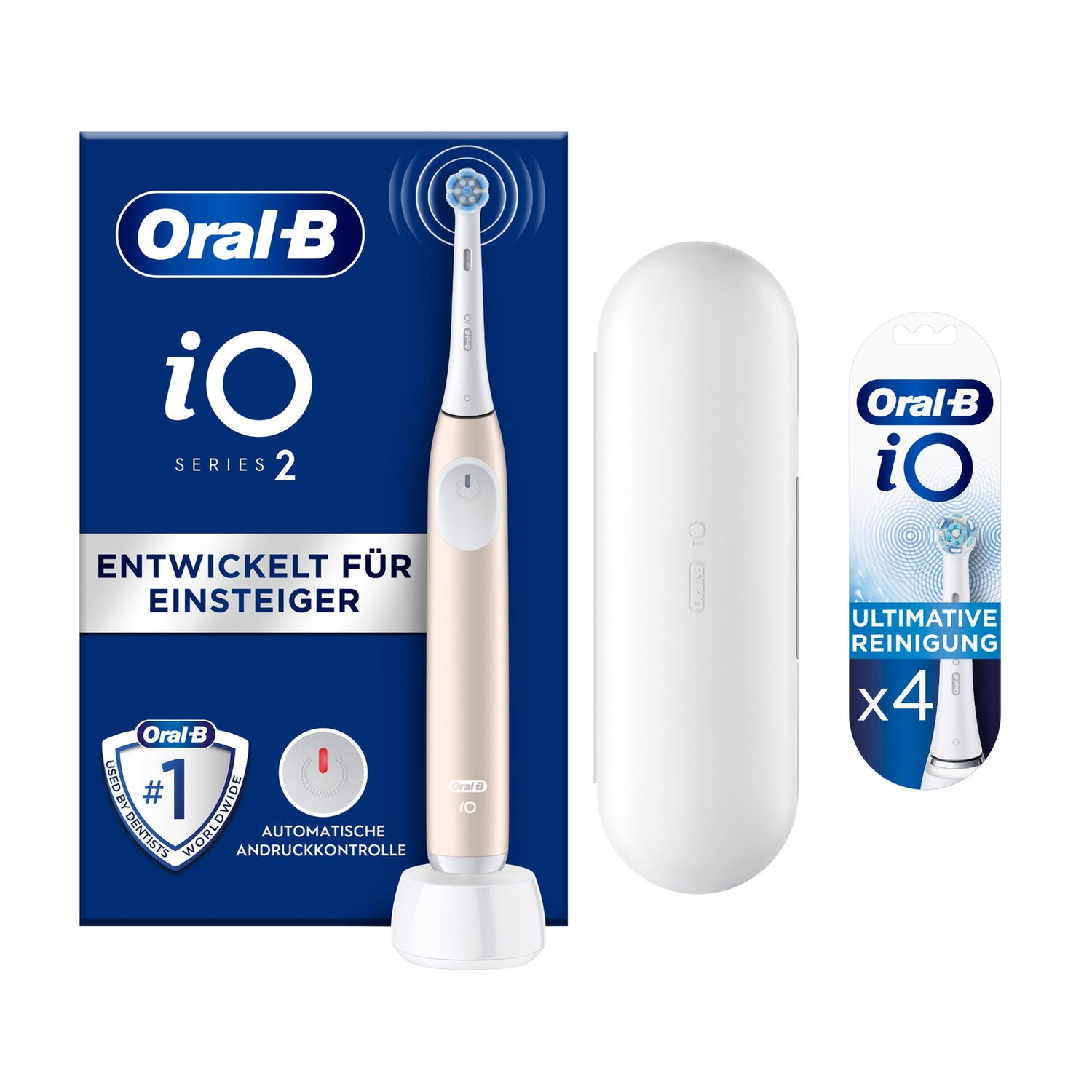 Oral-B iO Series 2 mit Reiseetui Calm Pink