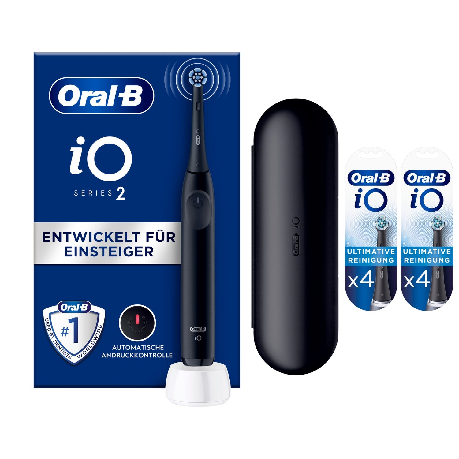 Oral-B iO Series 2 mit Reiseetui Night Black