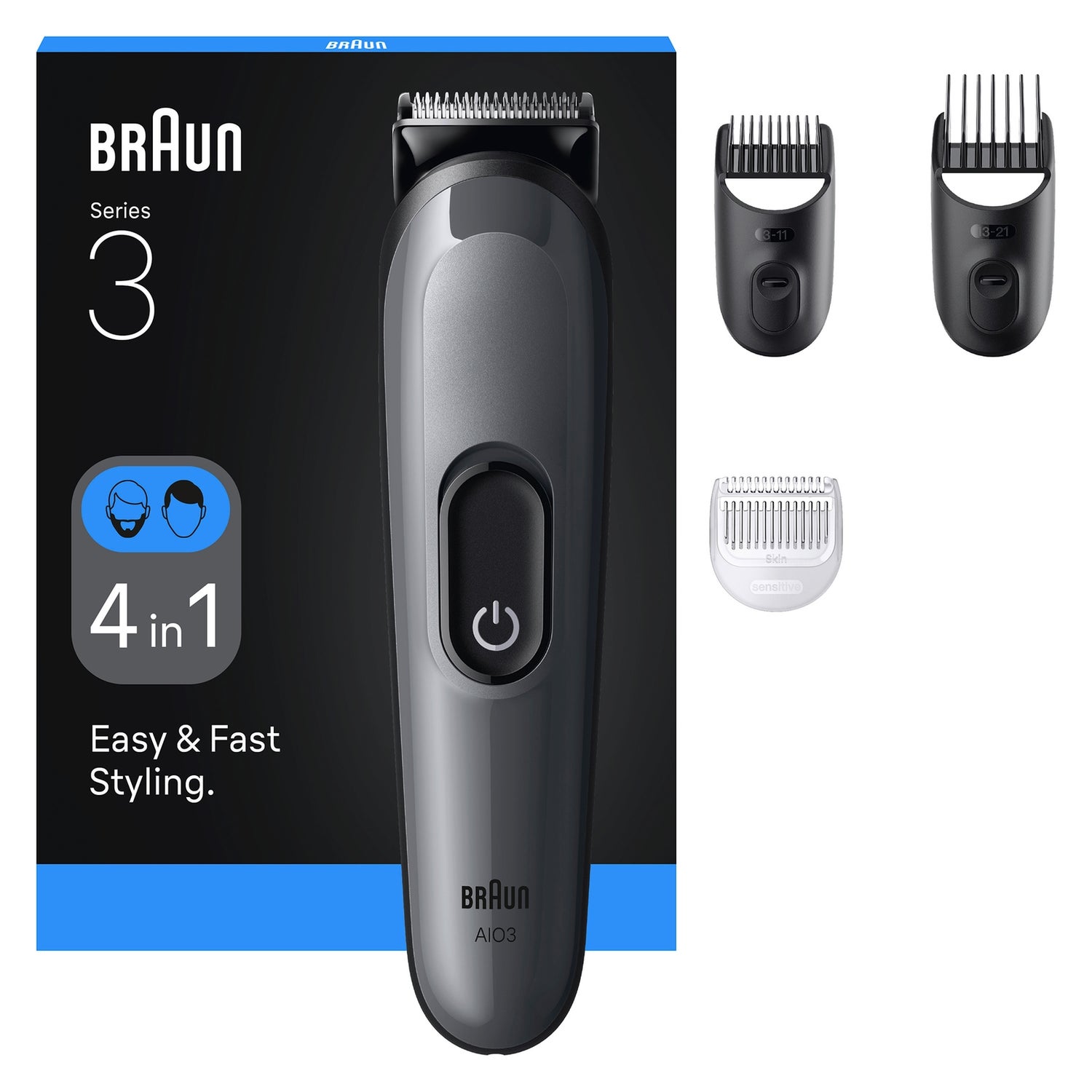 Braun All-In-One Trimmer Style Kit Series 3 AIO3500