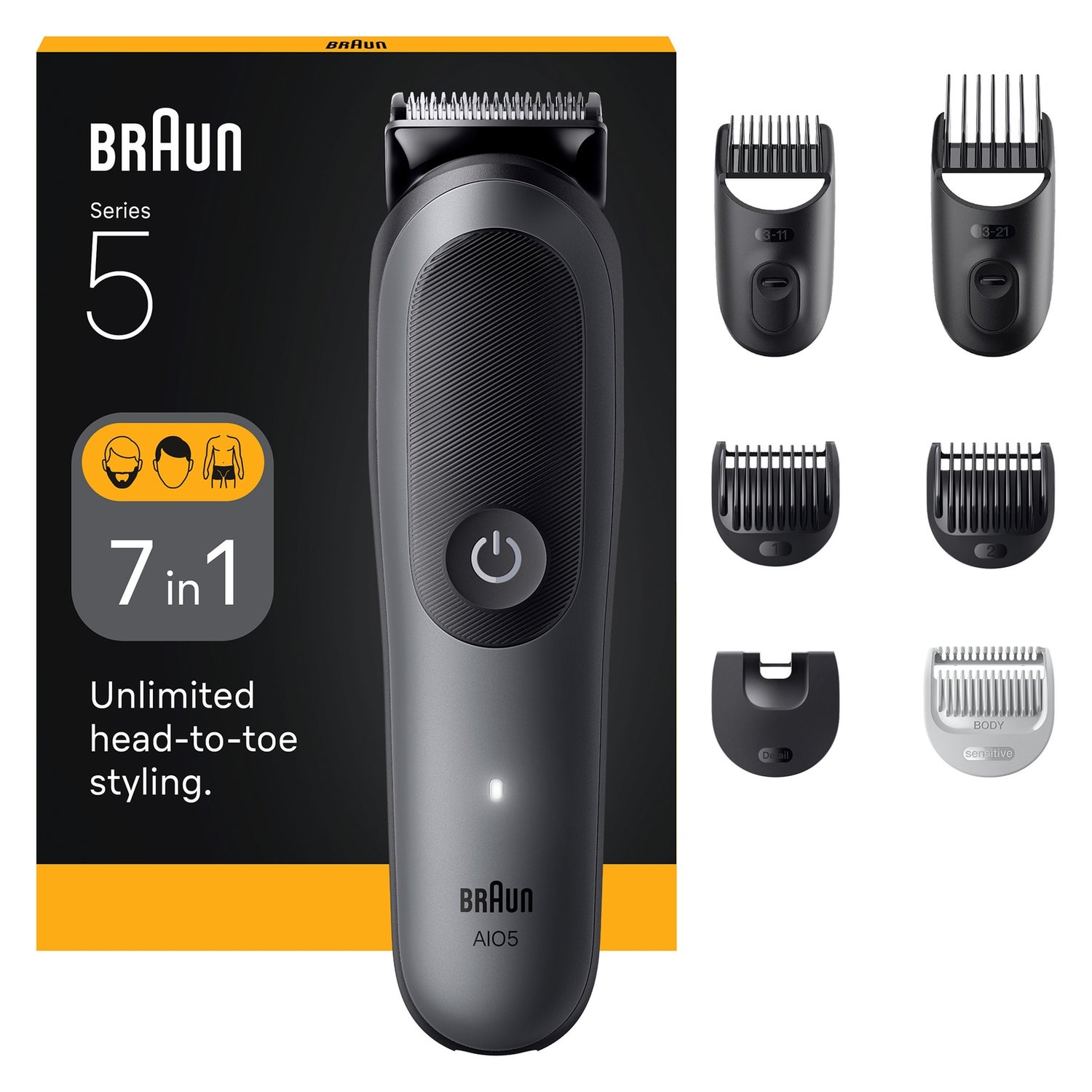 Braun All-In-One Trimmer Style Kit Series 5 AIO5520