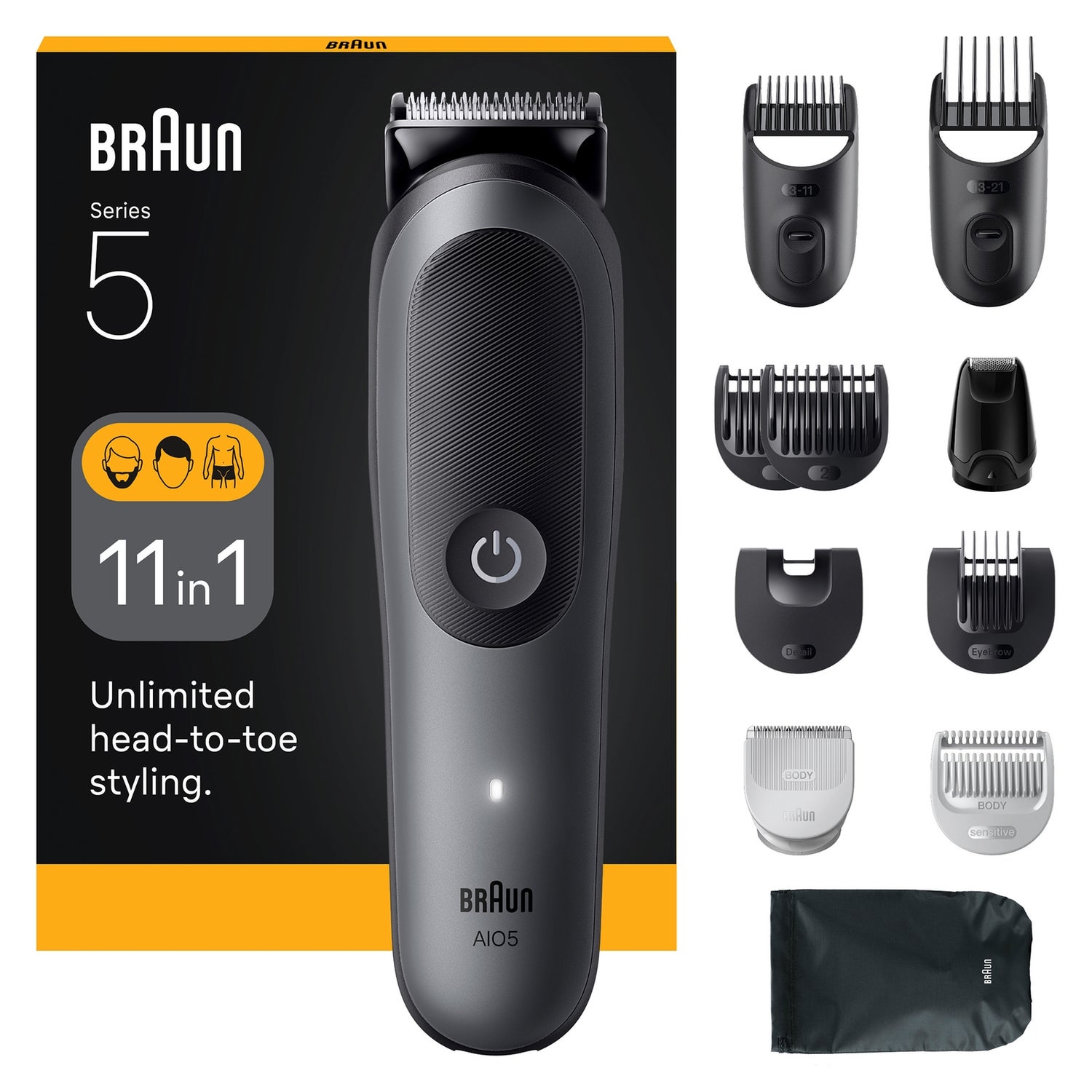 Braun All-In-One Trimmer Style Kit Series 5 AIO5560