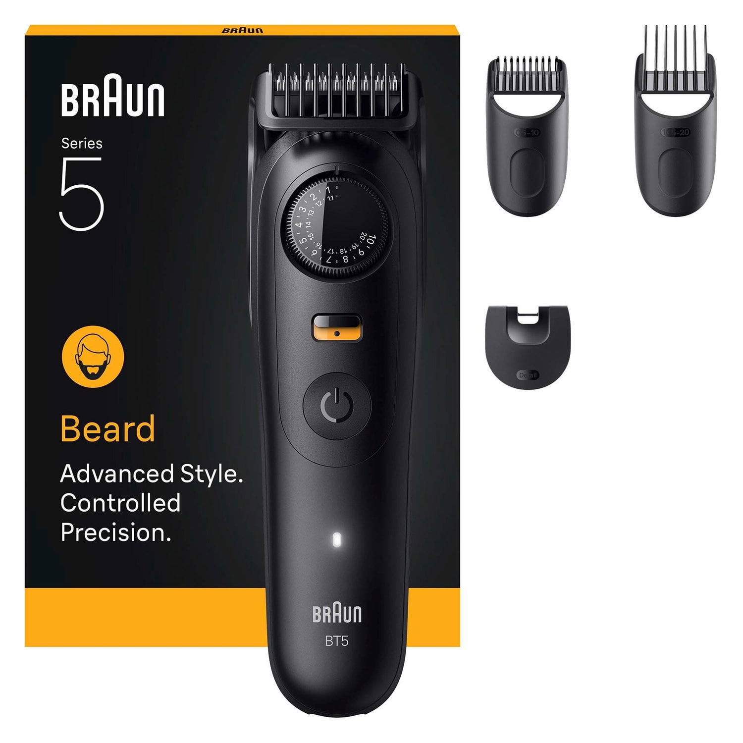 Braun Barttrimmer BT5520, Trimmer mit Barber Tools