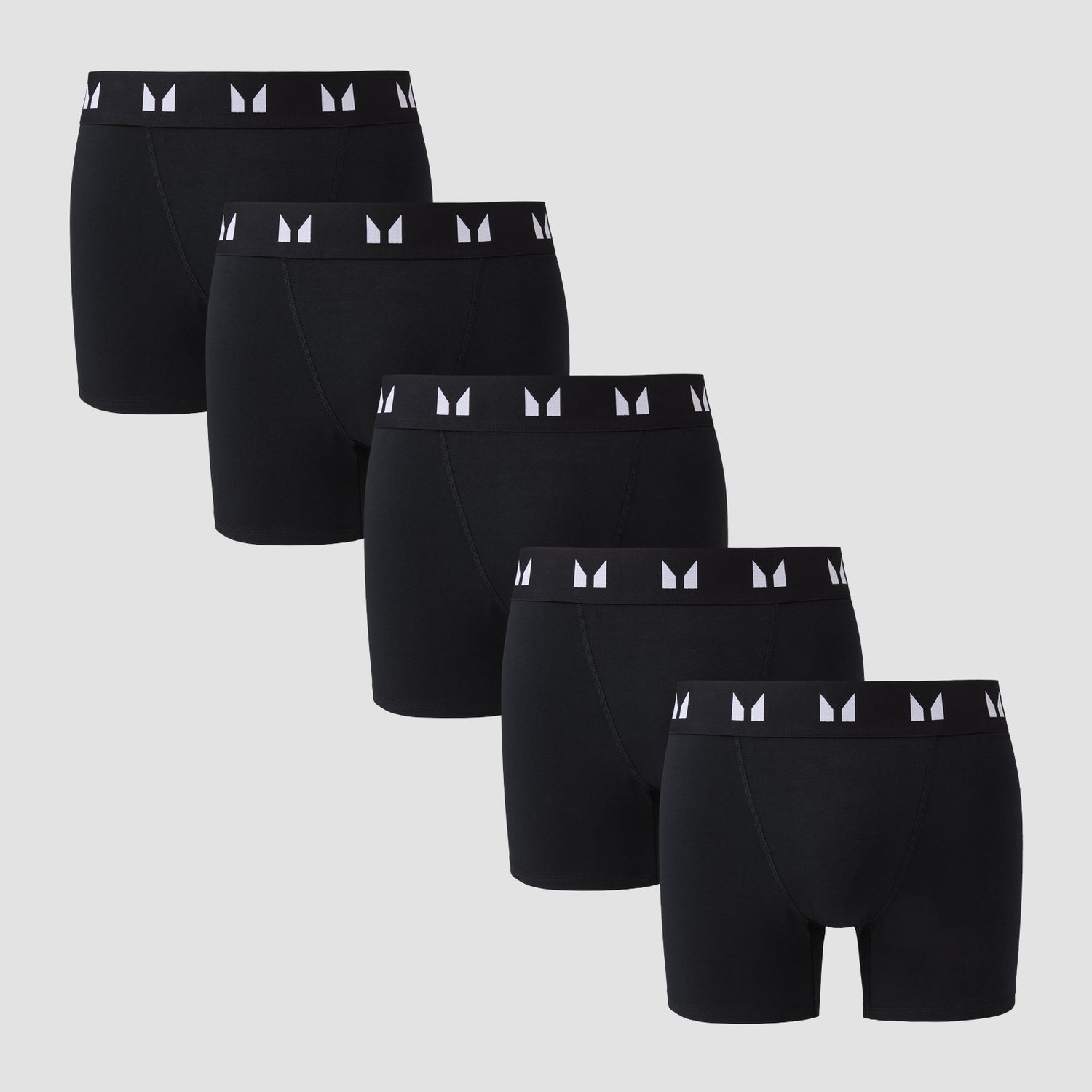 MP Men's Boxers (5 Pack) - Black - XXS
