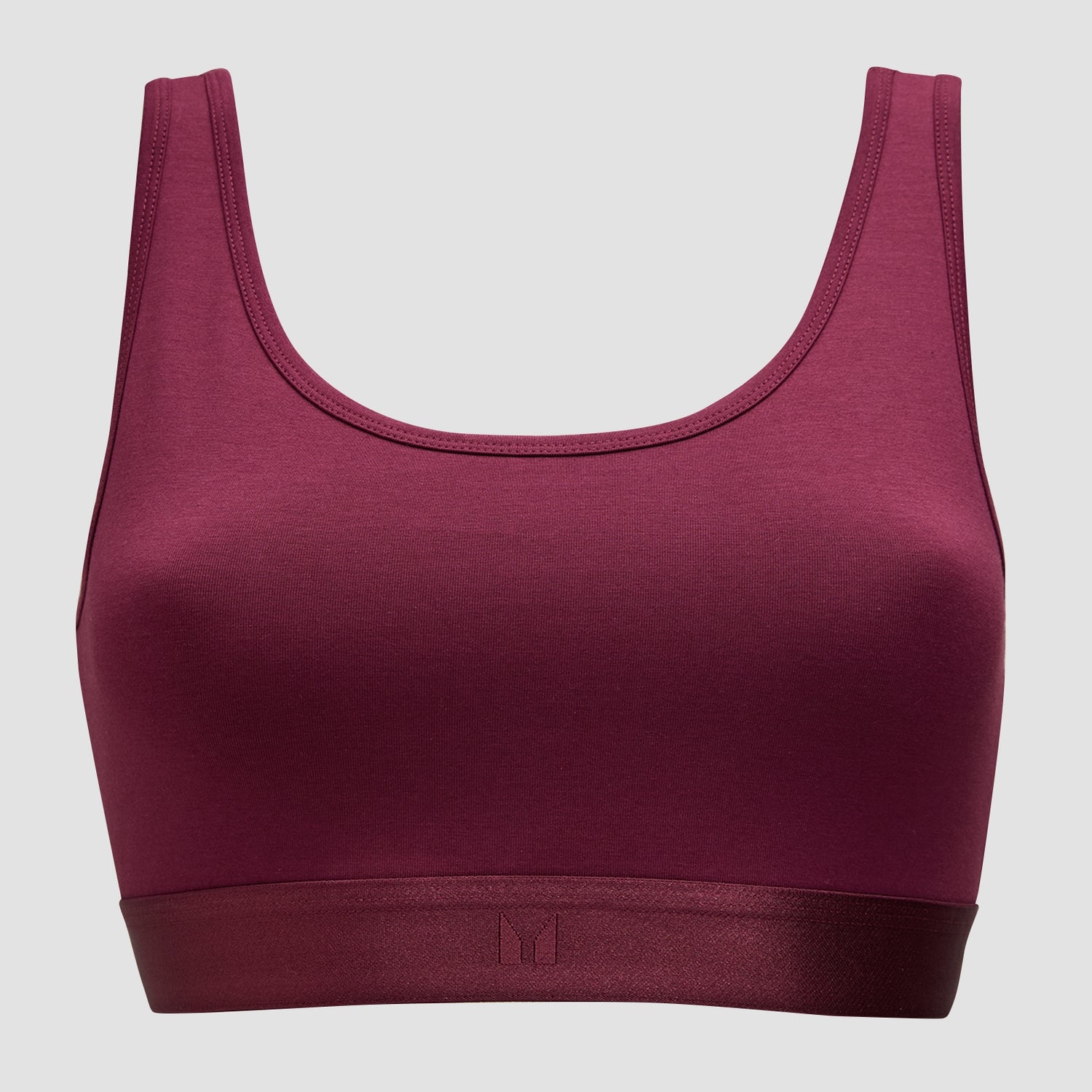 MP Women's Scooped Neck Bralette - Deep Berry - XS