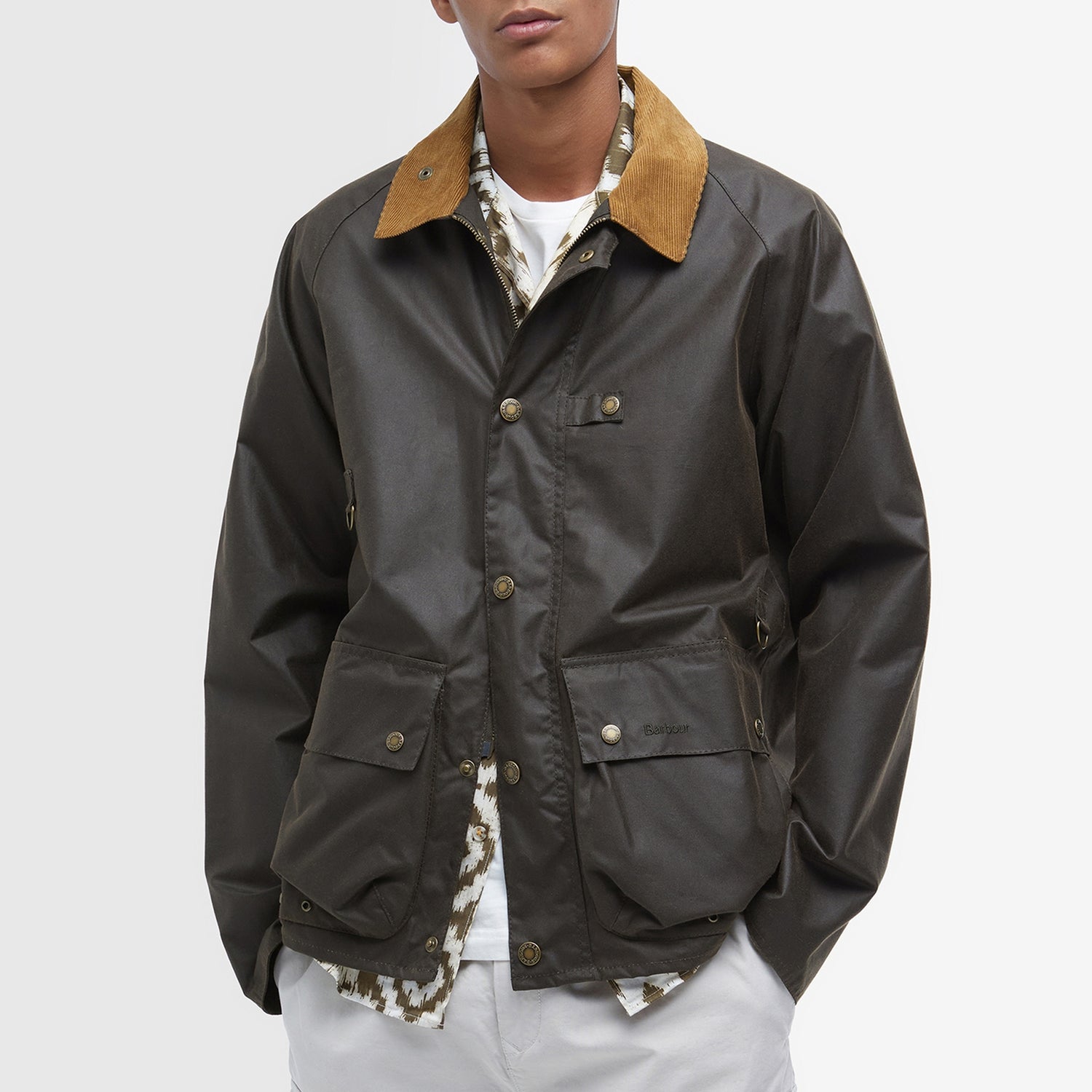 Barbour Utility Spey Waxed Cotton Jacket - M
