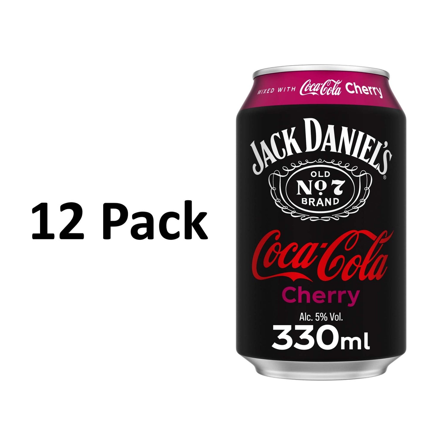 Jack Daniel's & Coca-Cola Cherry 12 x 330ml