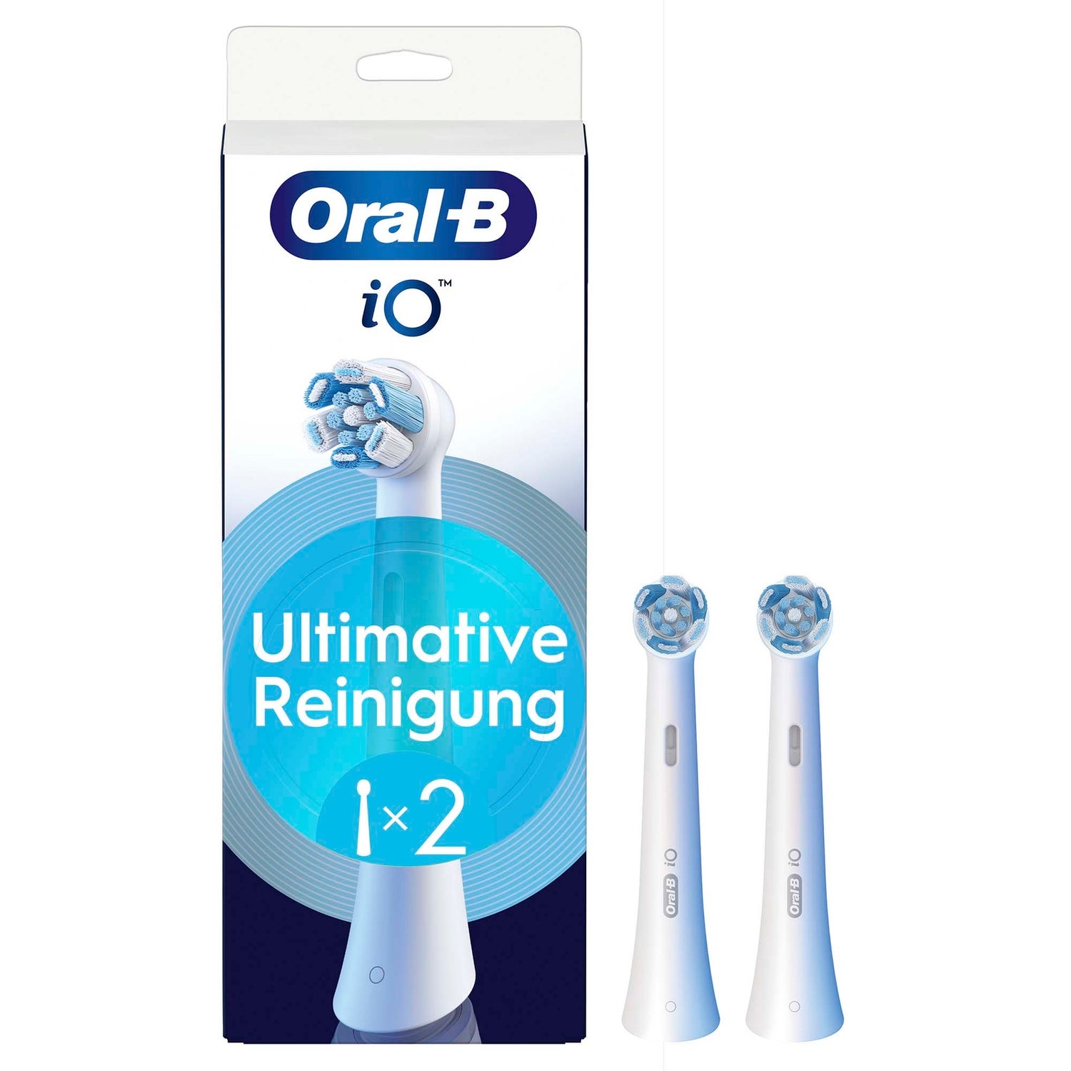 [Zahnarztpraxis-Angebot] Oral-B iO Aufsteckbürsten Ultimative Reinigung, weiß, 2 Stück