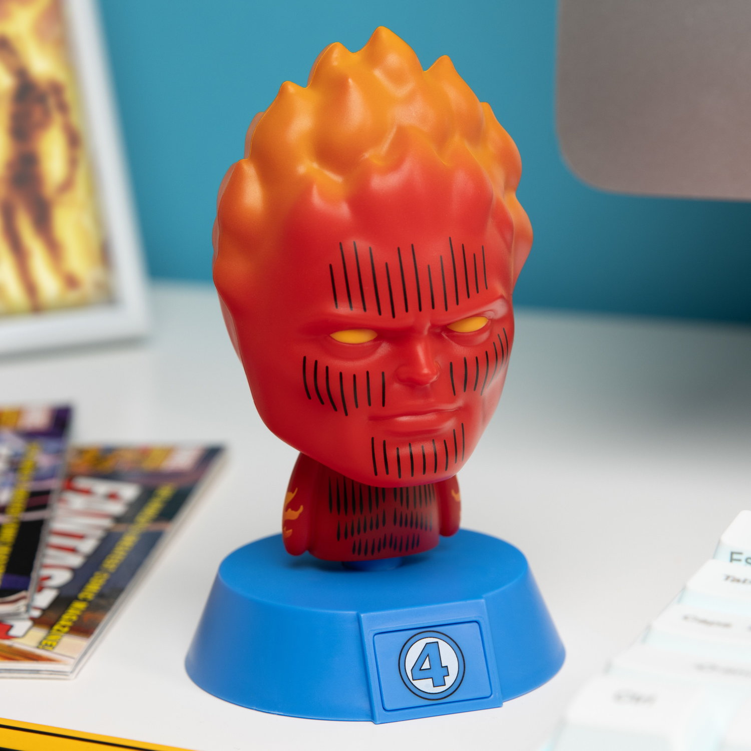 Fantastic Four Human Torch Icon Light