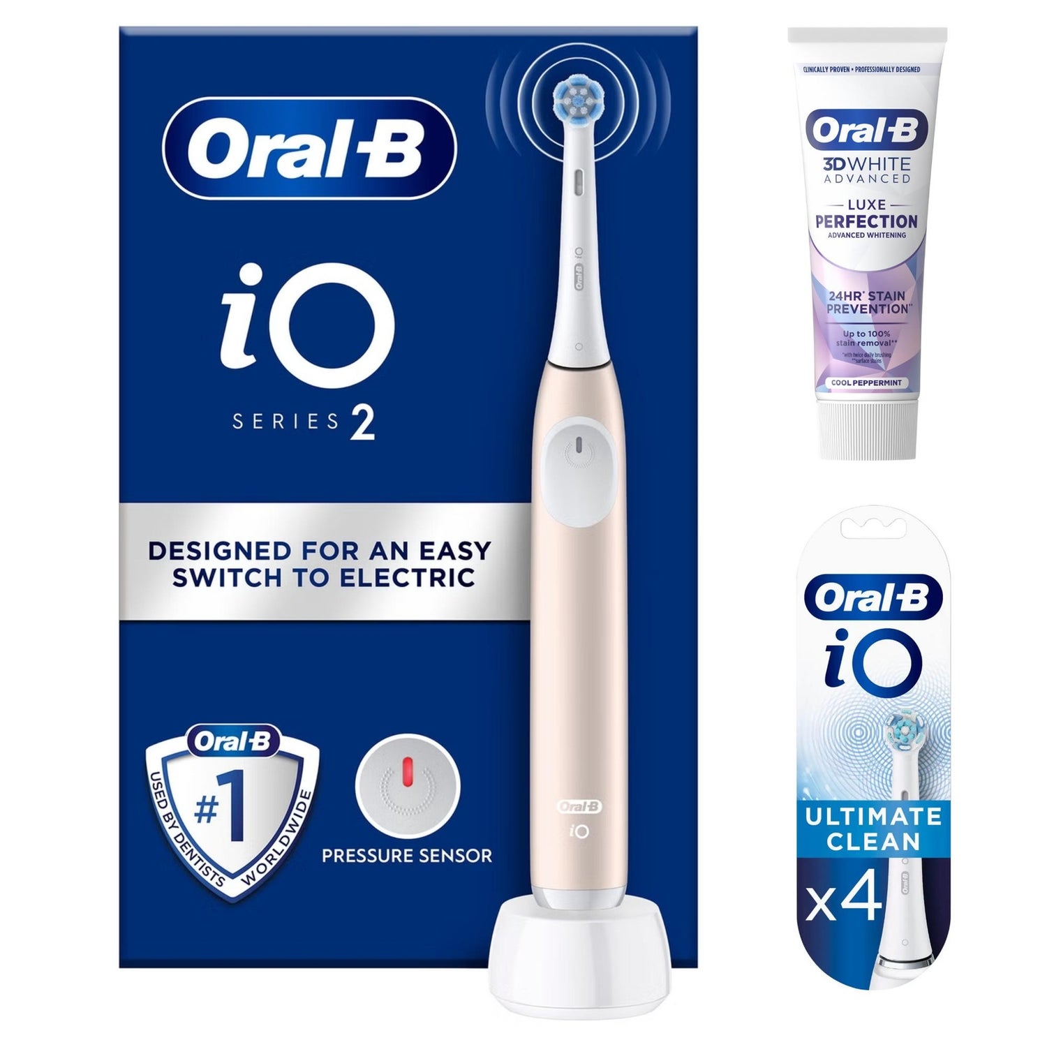 Oral-B iO2 Pink Electric Toothbrush