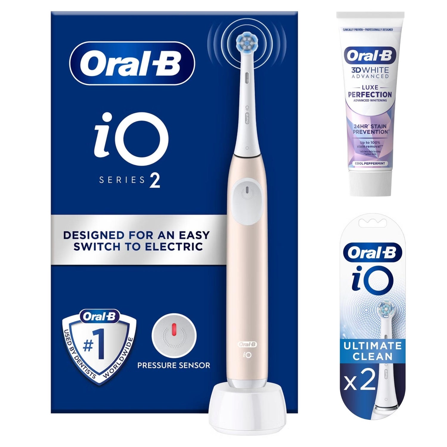 Oral-B iO2 Pink Electric Toothbrush