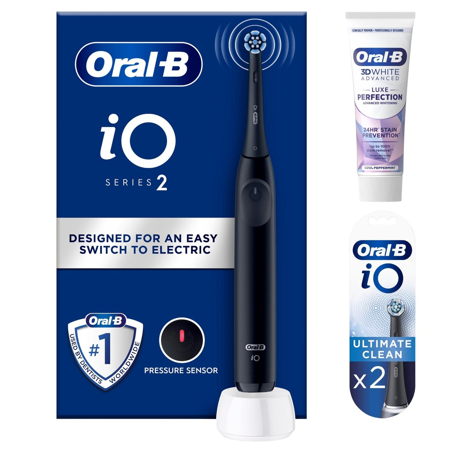 Oral-B iO2 Night Black Electric Toothbrush
