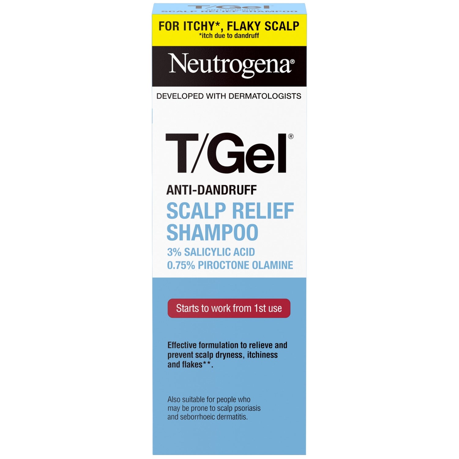 Neutrogena T/Gel Anti-Dandruff Scalp Relief Shampoo 150ml