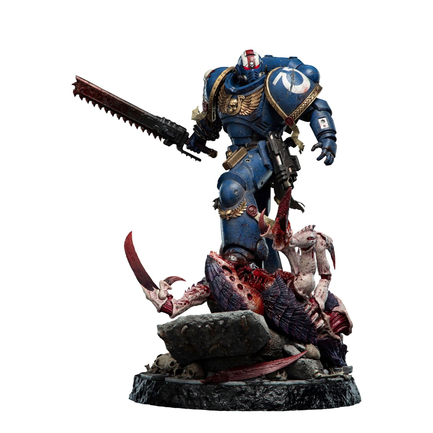 Weta Workshop Warhammer 40,000: Space Marine 2 Statue 1/6 Scale Lieutenant Titus Limited Edition 63cm