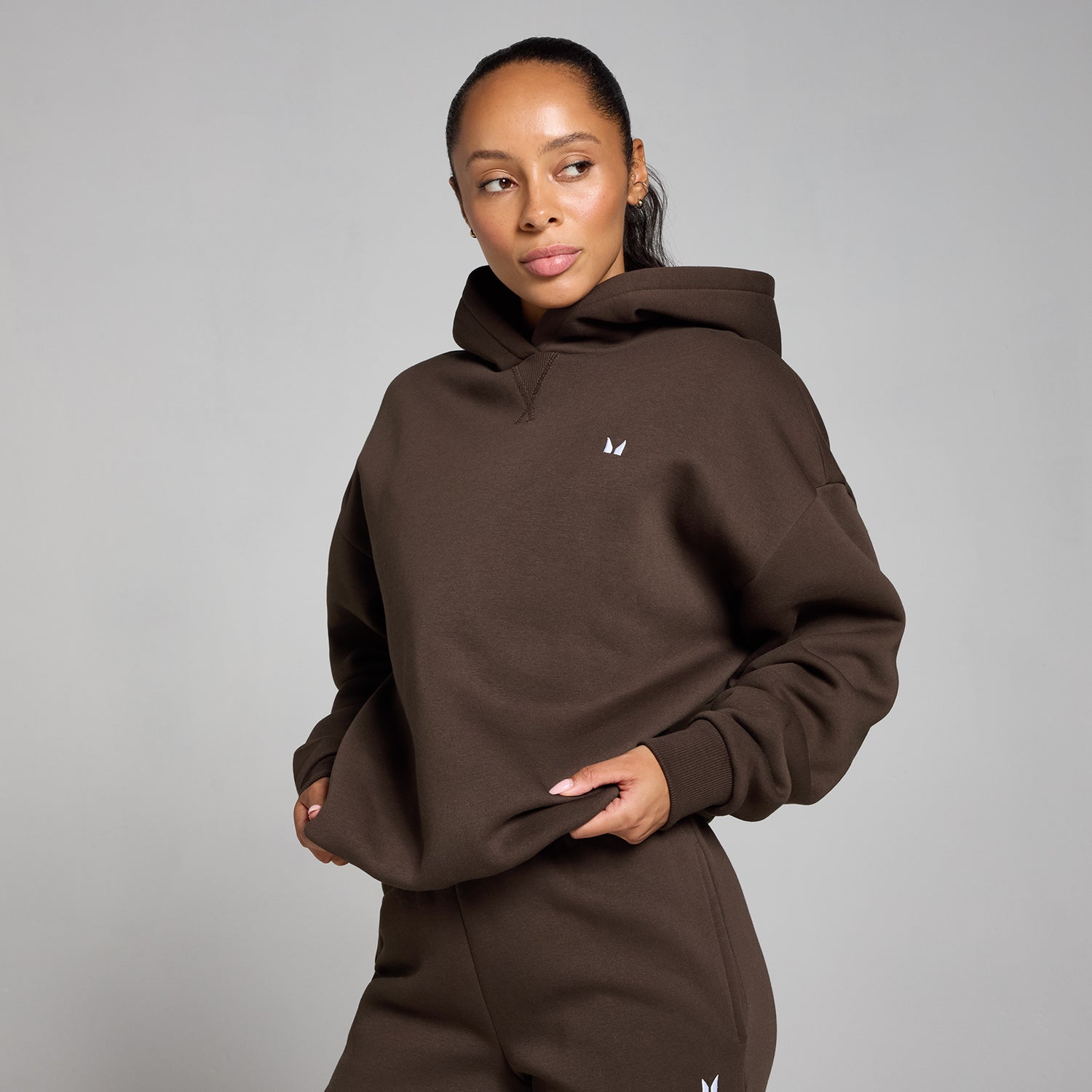 MP Women's Basics Oversized Hoodie - Chocolate - XS
