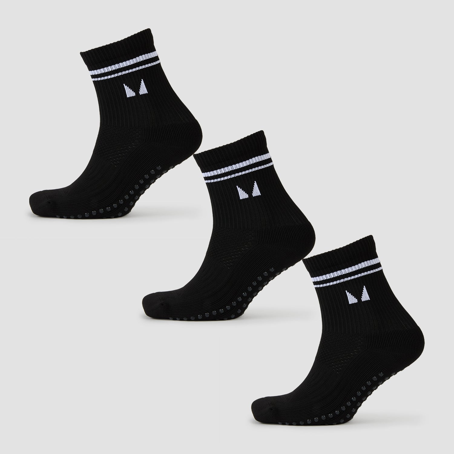 MP Pilates Socks (3 pack) - Black - UK 2-5