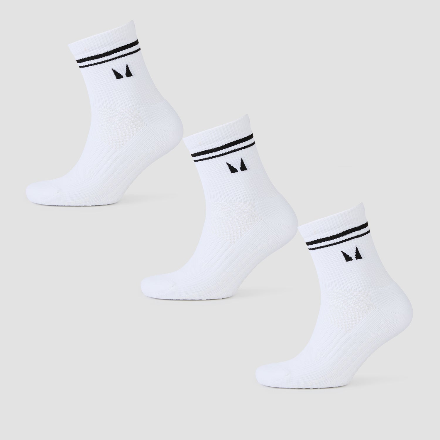 MP Pilates Socks (3 pack) - White - UK 2-5
