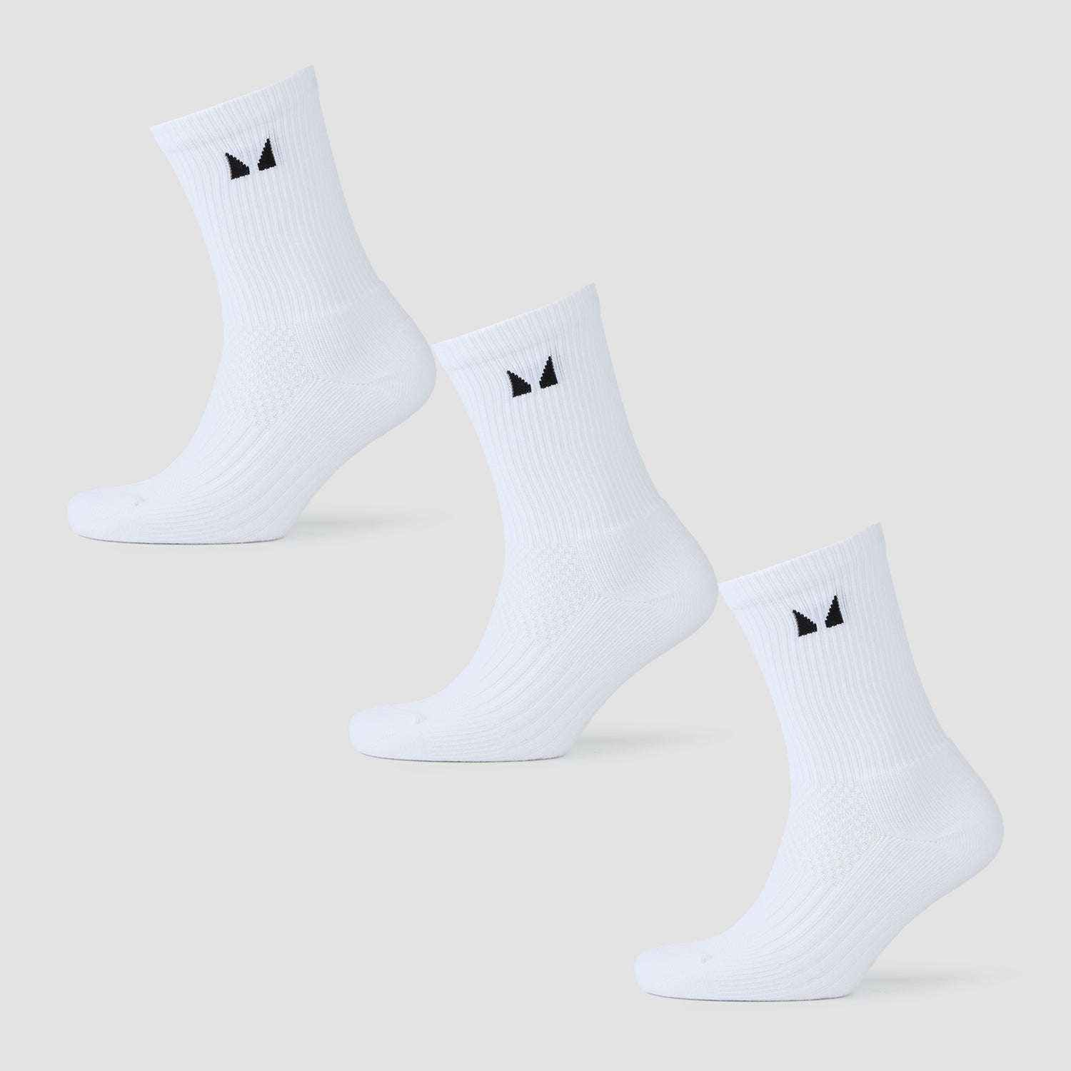 MP Running Socks (3 pack) - White - UK 2-5
