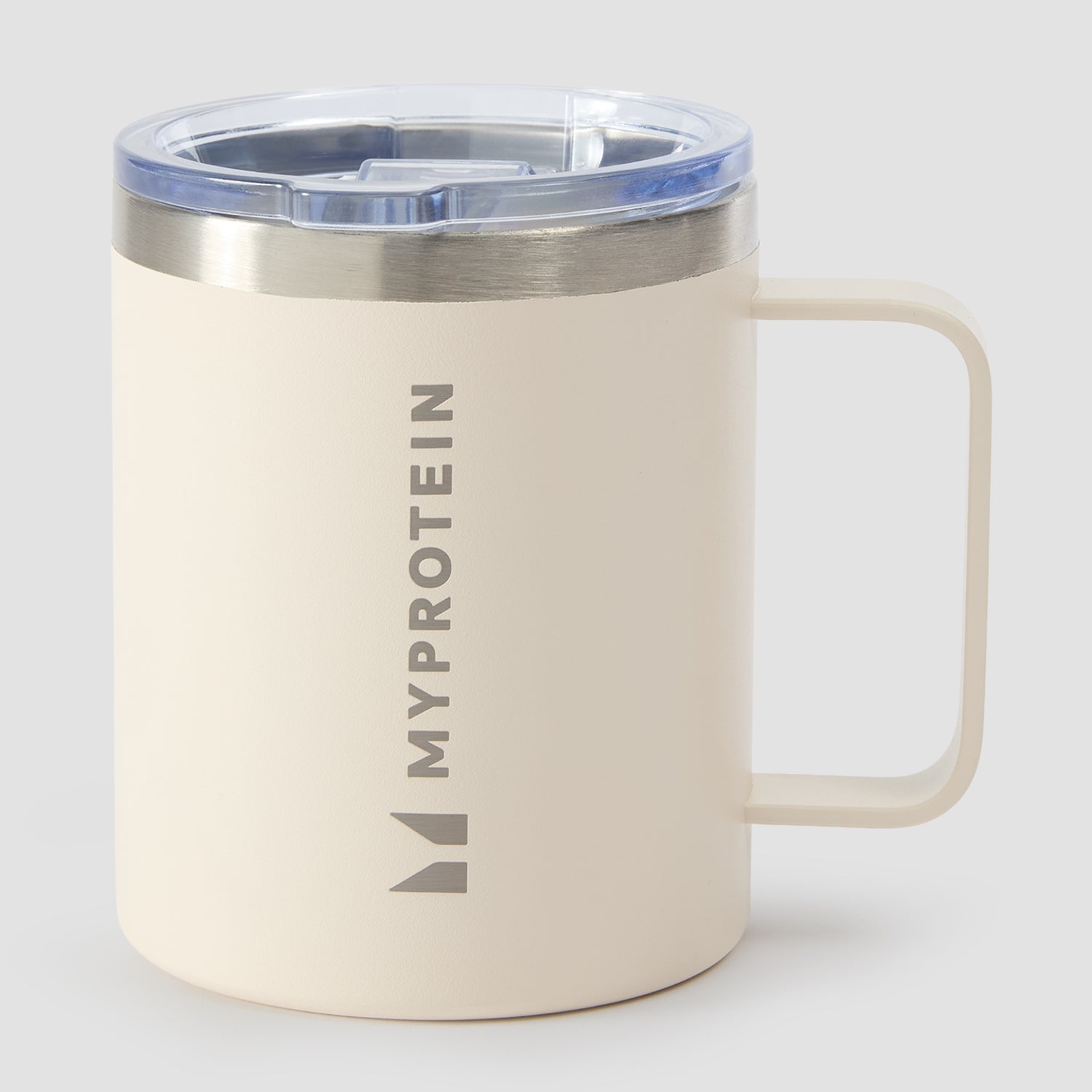 Myprotein Recycled Metal Coffee Cup 350ml - Natural Cream