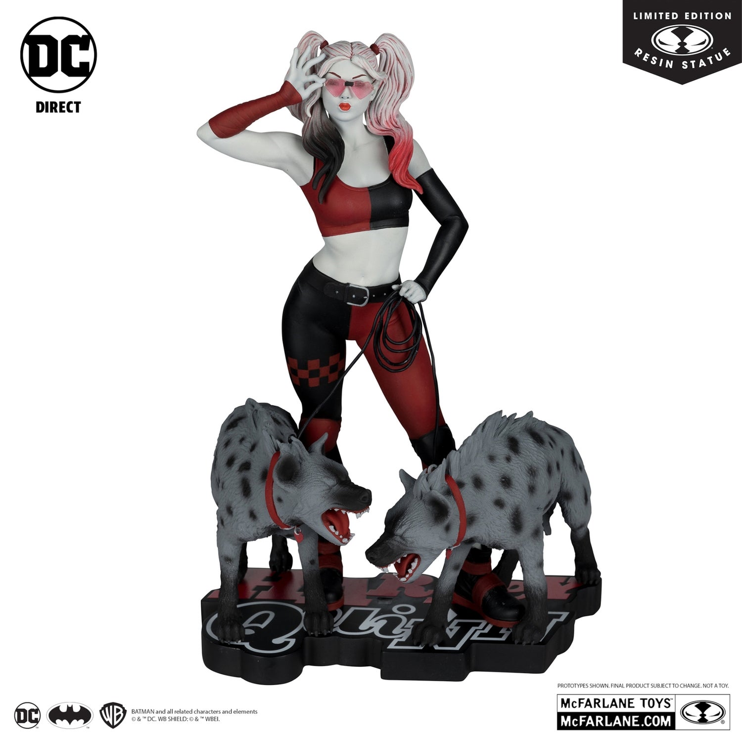 McFarlane DC Direct Harley Quinn: Red, White & Black 1:10 Scale Resin Statue by Jenny Frison