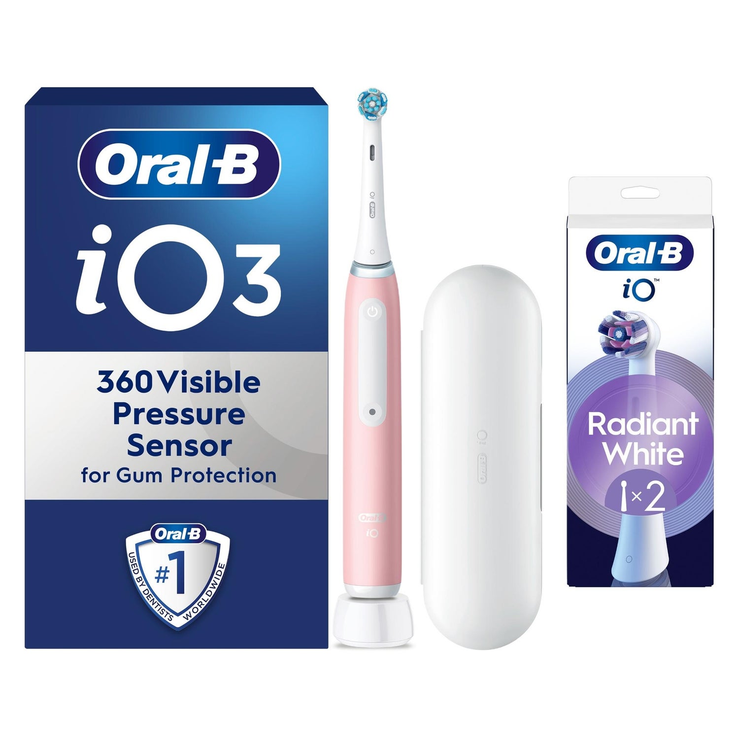 Oral-B iO 3 Pink Electric Toothbrush