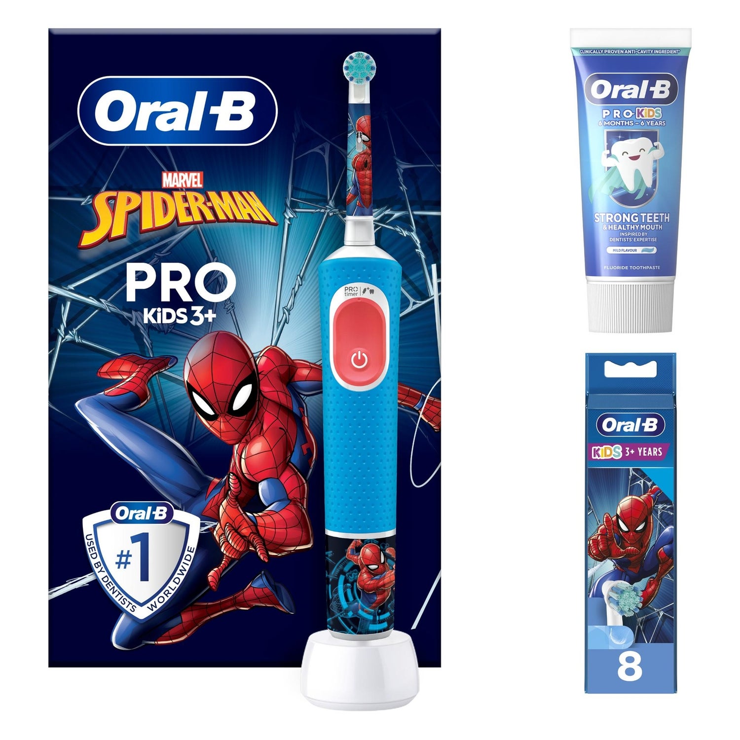 Oral-B Vitality Pro Kids Spiderman Electric Toothbrush