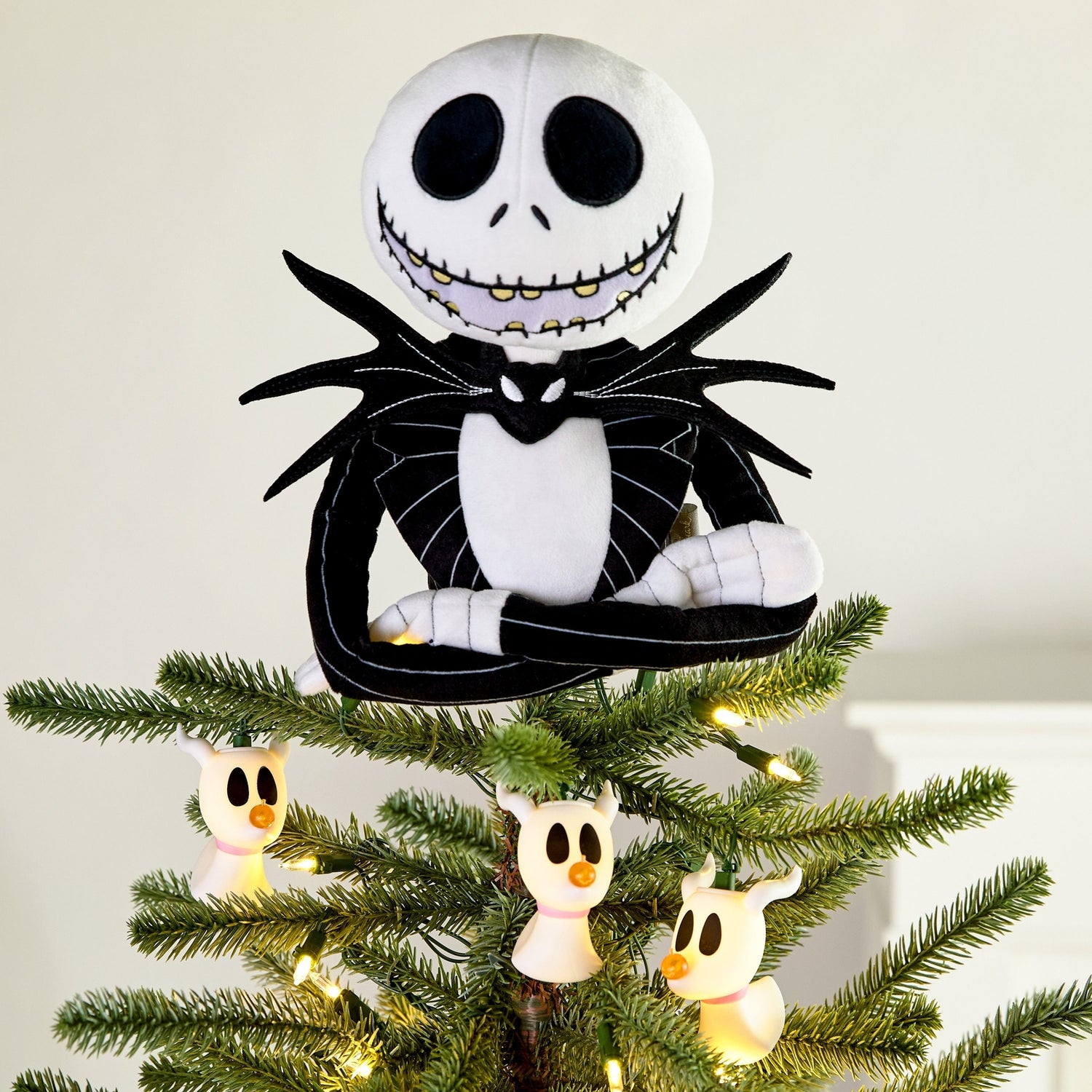 Hallmark Fabric Figural The Nightmare Before Christmas Jack Tree Topper