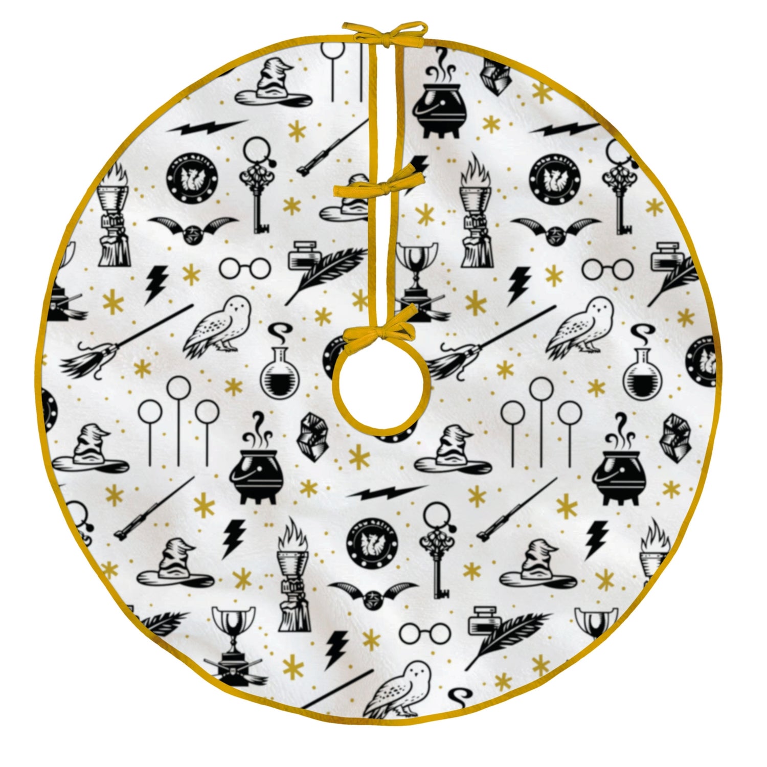Hallmark Harry Potter Christmas Tree Skirt - Harry Potter Icons Design