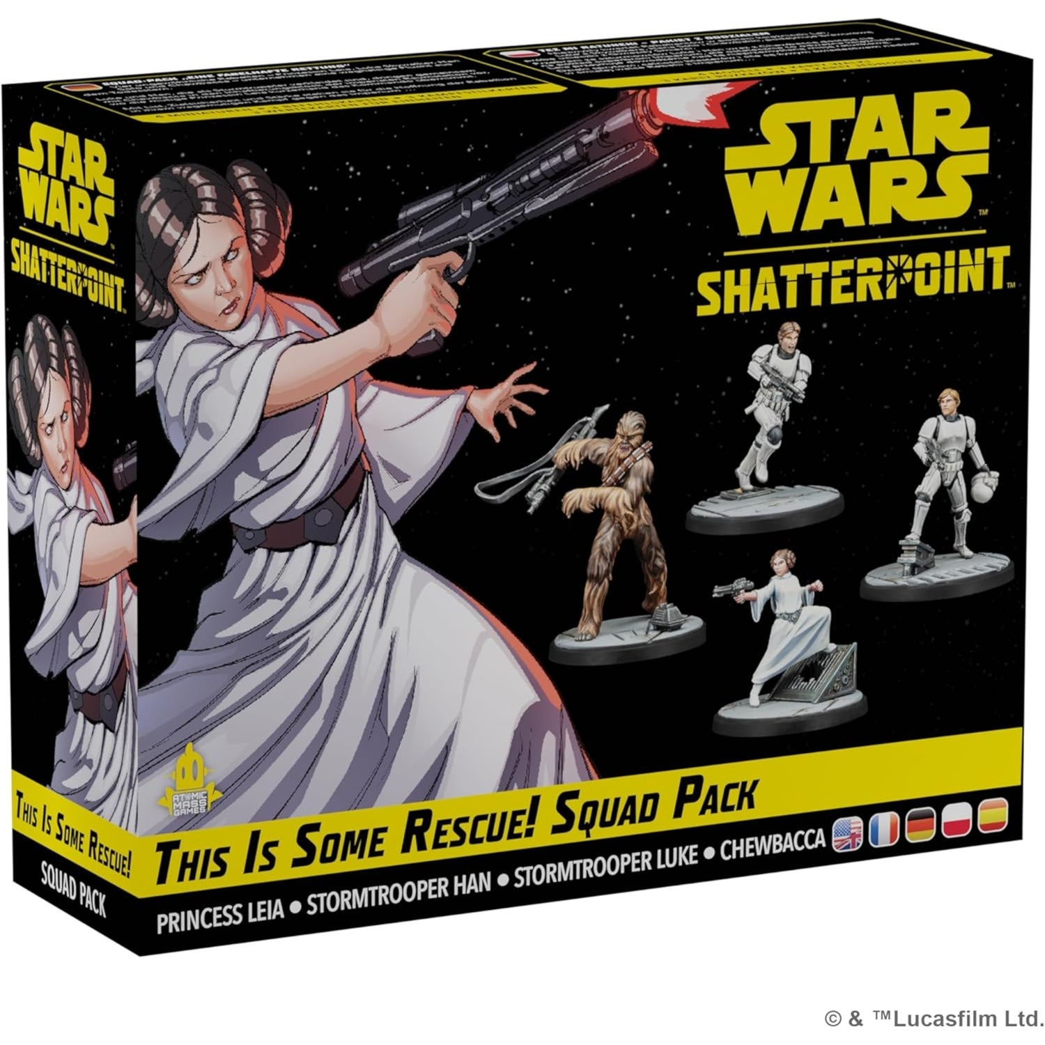 Star Wars: Shatterpoint Game This is Some Rescue (Princess Leia Squad Pack)