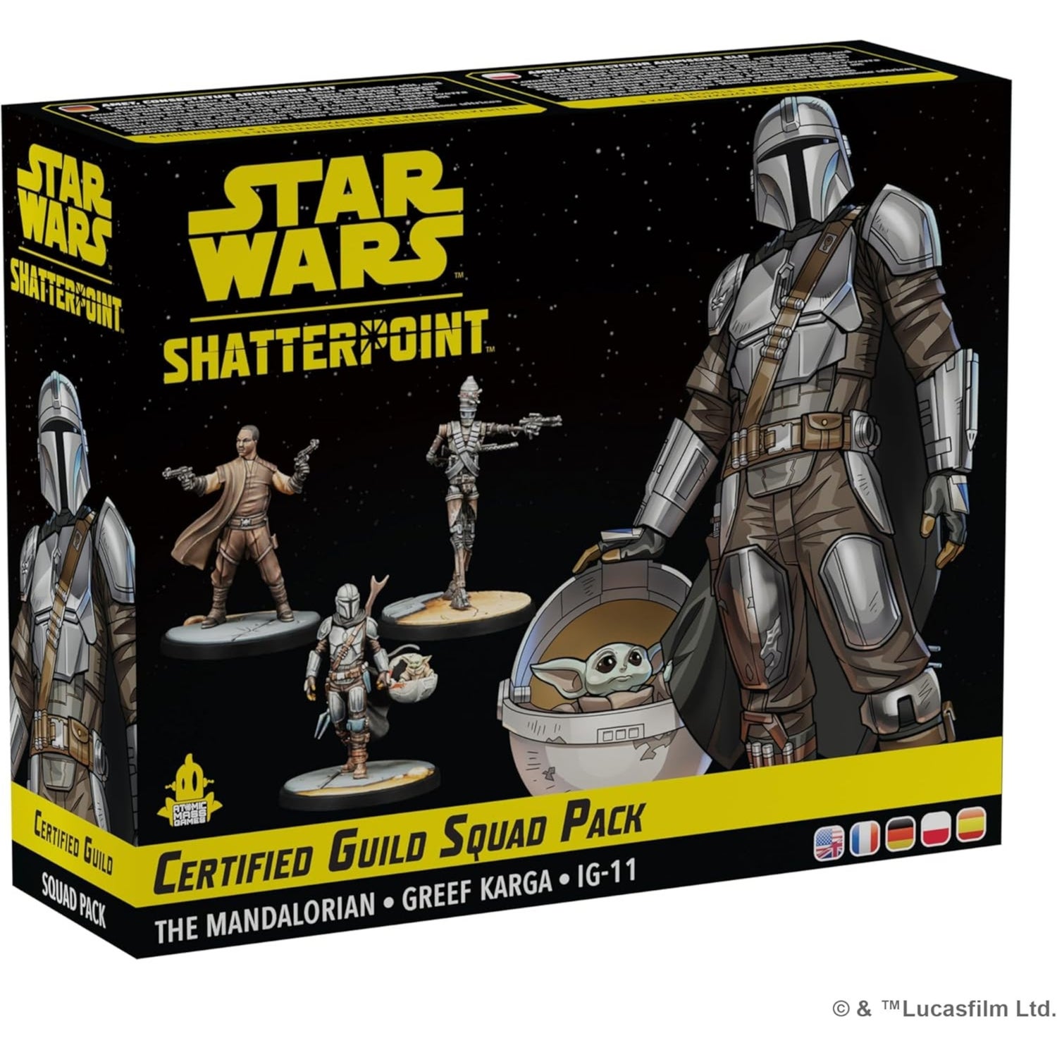 Star Wars: Shatterpoint Game Certified Guild (The Mandalorian Squad Pack)