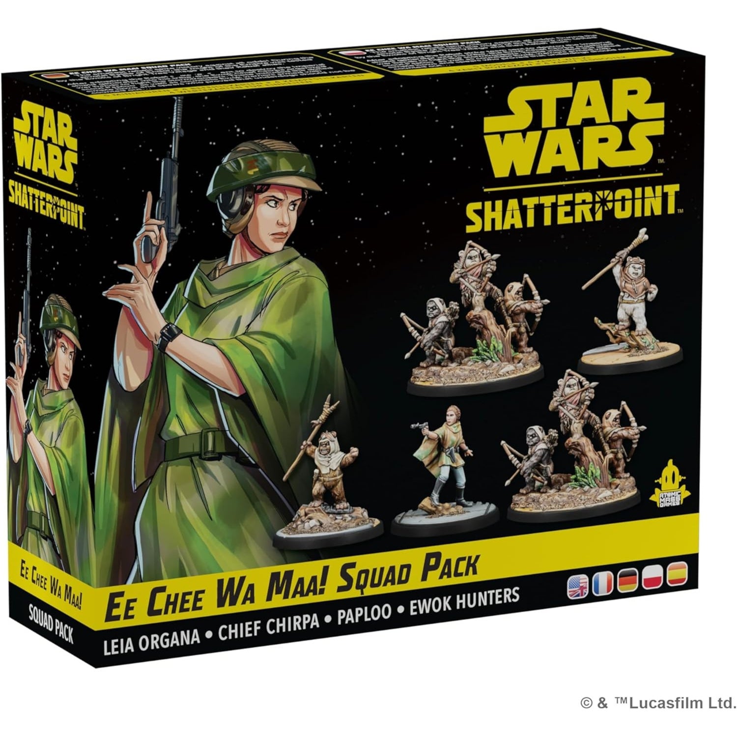 Star Wars: Shatterpoint Game Ee Chee Wa Maa! (Leia and Ewoks Squad Pack)