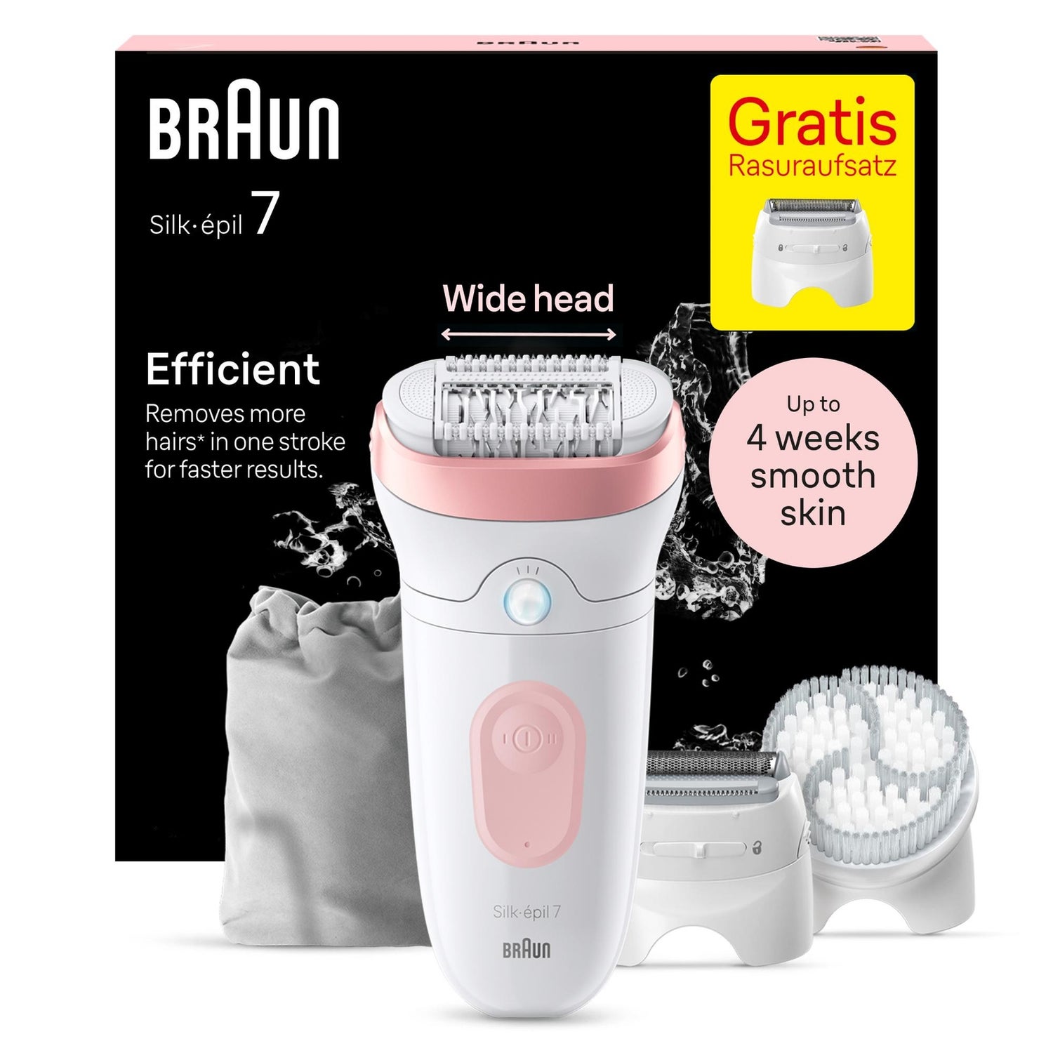 Braun Silk-épil 7 7-060 - Epilierer für eine einfache Haarentfernung
