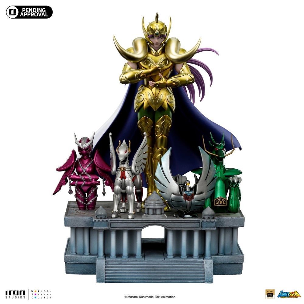 Iron Studios Saint Seiya Aries Mu  Deluxe Art Scale 1/10 Statue