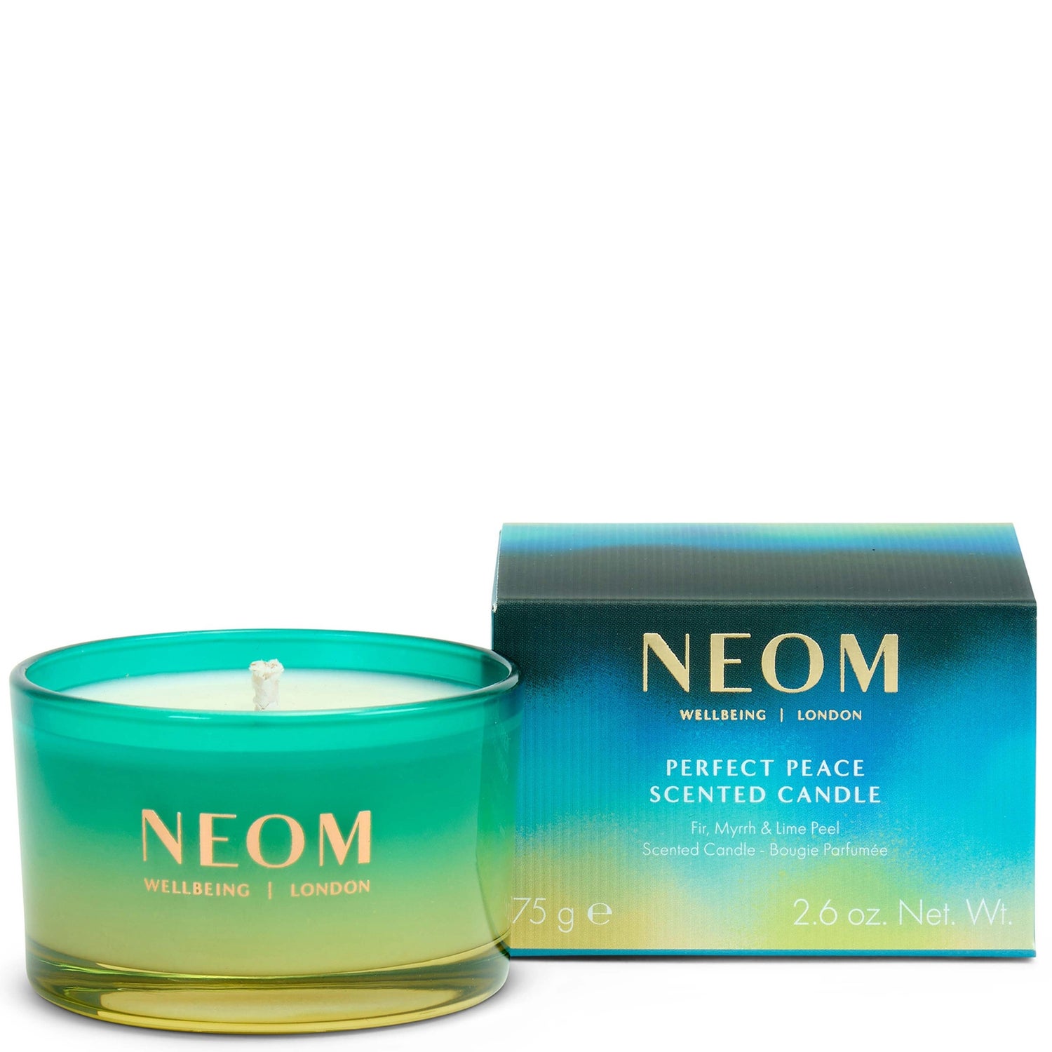 NEOM Perfect Peace Travel Candle 75g